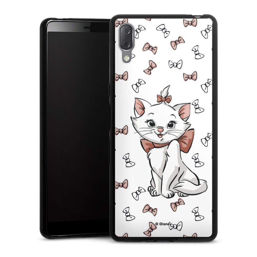 DeinDesign Handyhülle Aristocats Marie Disney Katze Marie Shy, Sony Xperia L3 Silikon Hülle Bumper Case Handy Schutzhülle