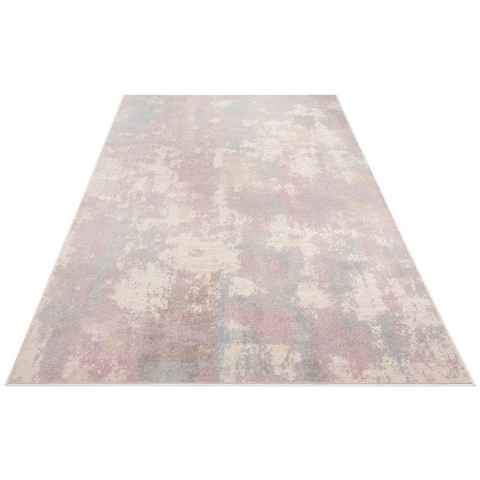 Teppich Allier, ELLE DECORATION, rechteckig, Höhe: 6 mm, Kurzflor, samtige Oberfläche, Used Look