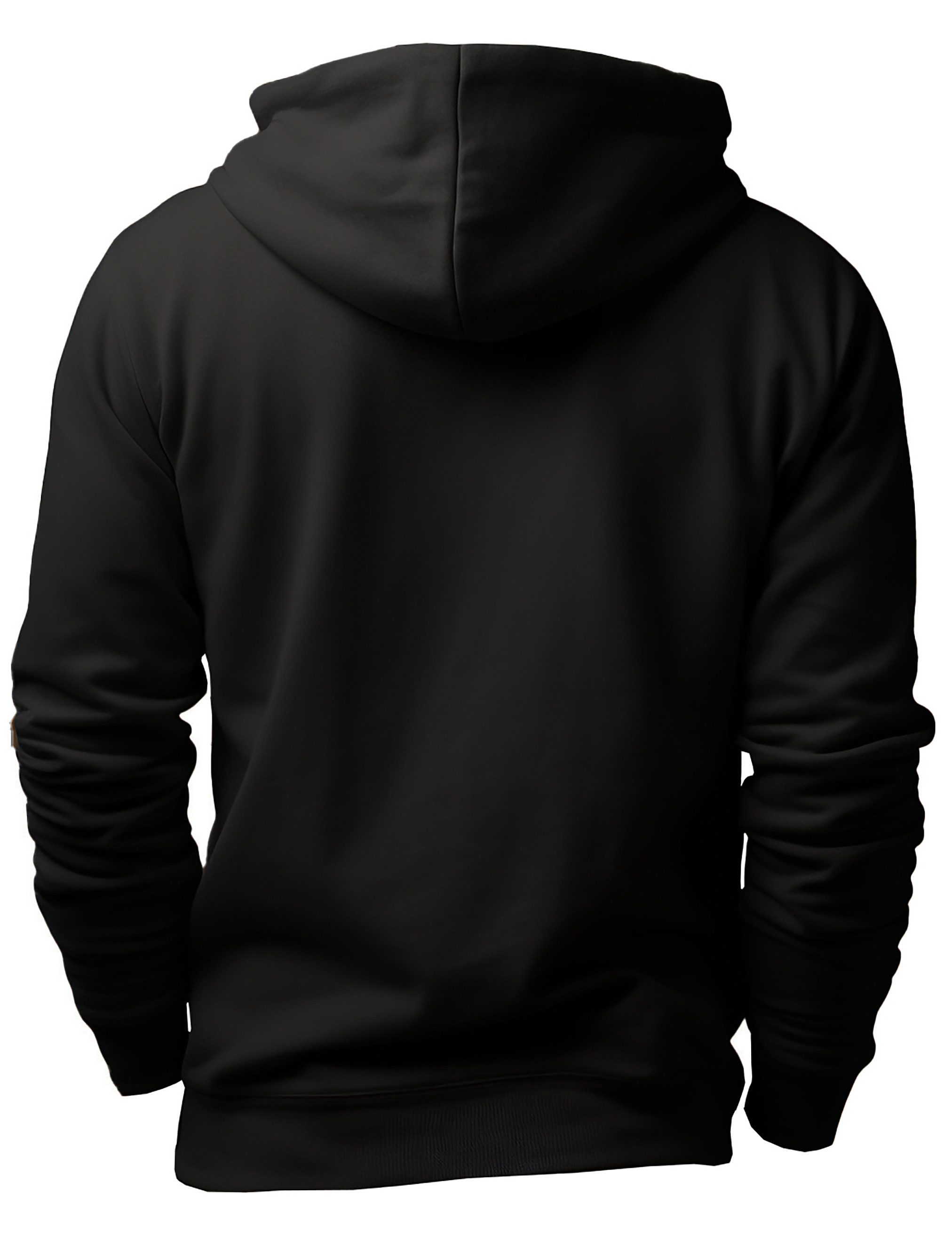 MyDesign24 Hoodie Pferde Kapuzen Pulli - Wildpferd Herren und Damen Kapuzensweater mit Pferde Print i168 – Bild 3 von 5