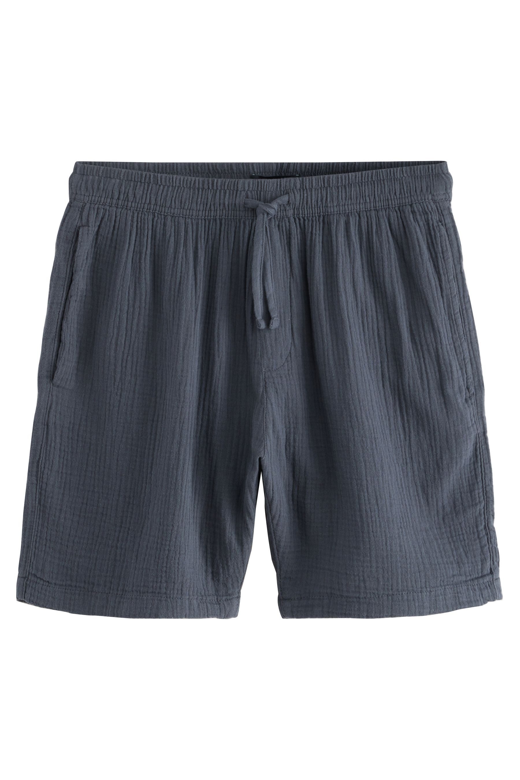 Next Shorts Shorts aus 100 % Baumwollmusseline, 2er-Pack (2-tlg)