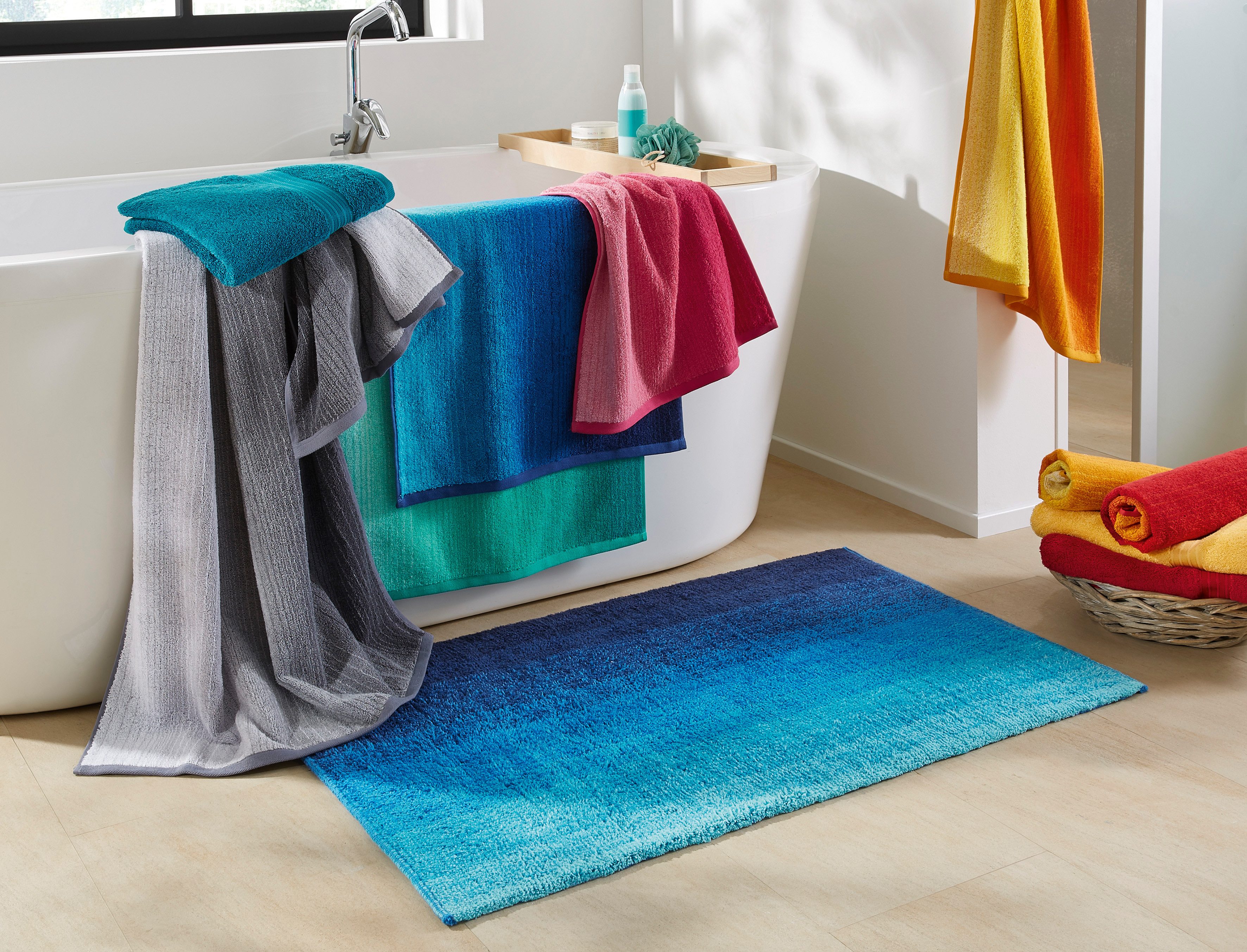 Dyckhoff Strandtuch Colori, Frottier (Packung, 1-St), günstig online kaufen