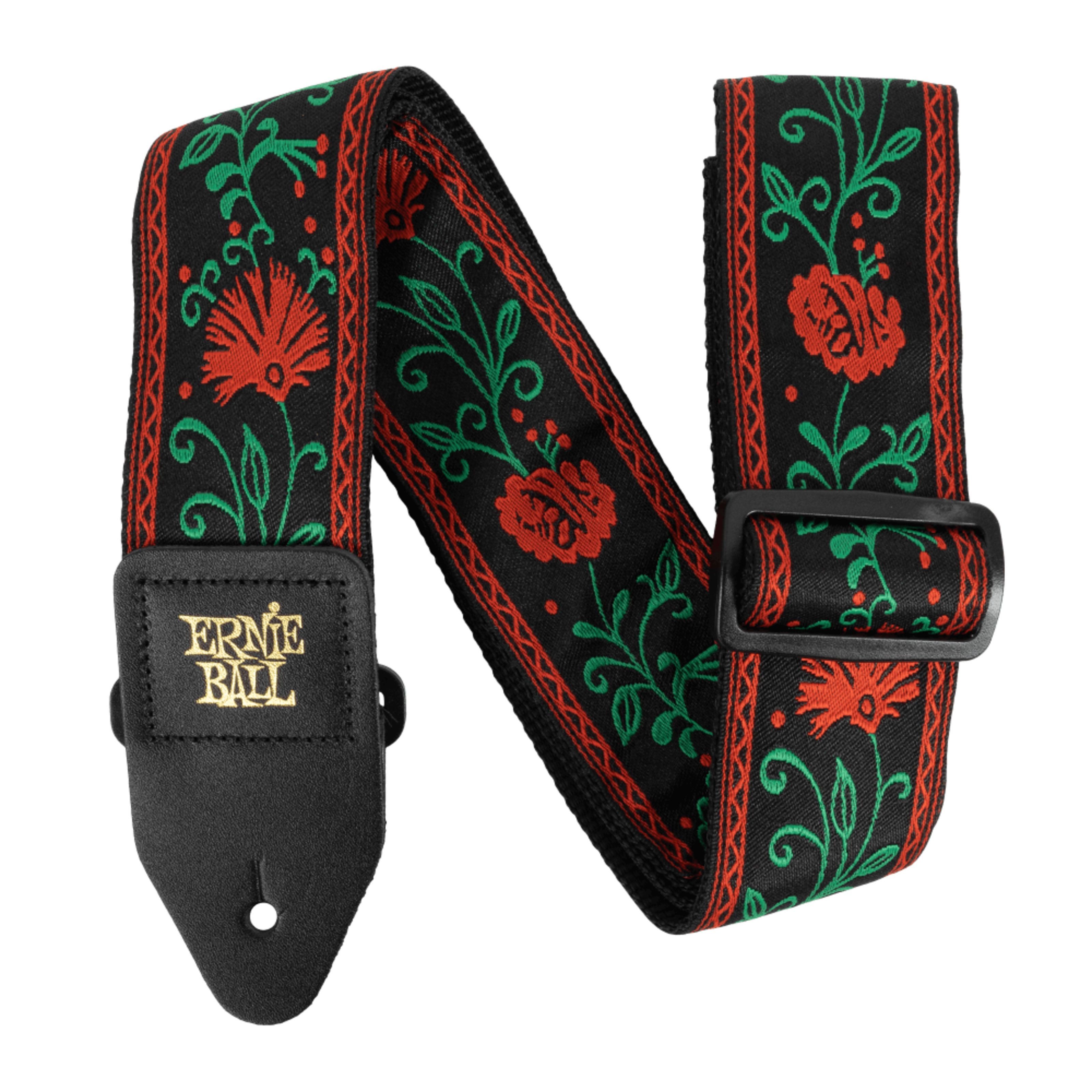 Ernie Ball Gitarrengurt, Jacquard Western Rose - Gitarrengurt