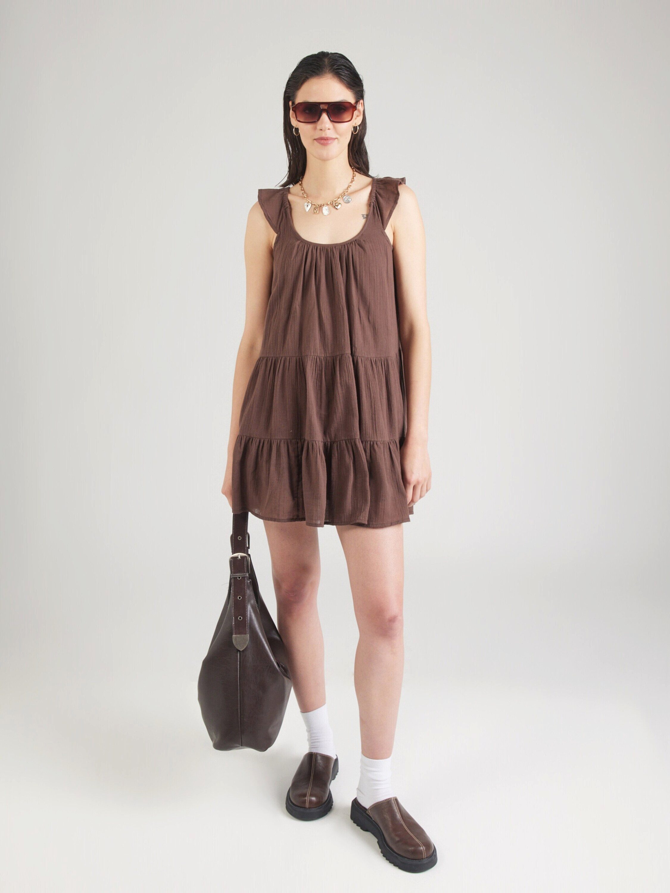 ONLY Sommerkleid ONLNabila (1-tlg) Drapiert/gerafft