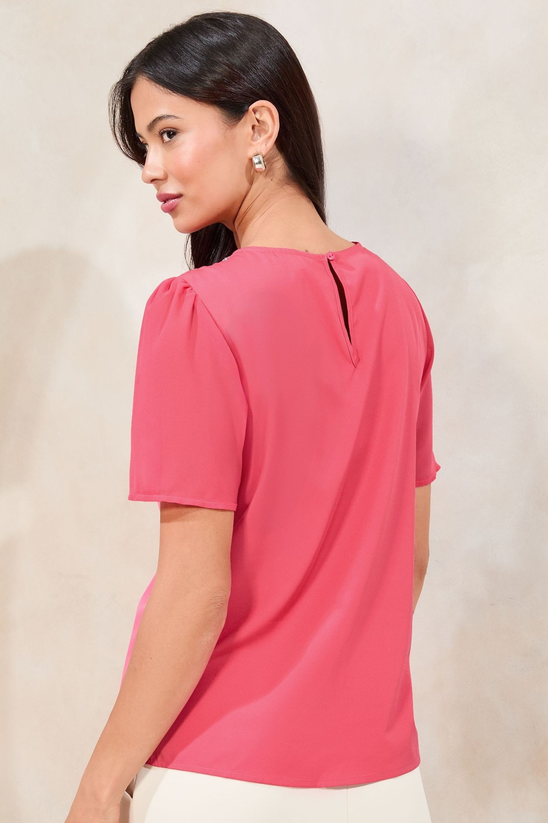 LIPSY T-Shirt Lipsy T-Shirt mit Flatterärmeln, Regular (1-tlg) günstig online kaufen