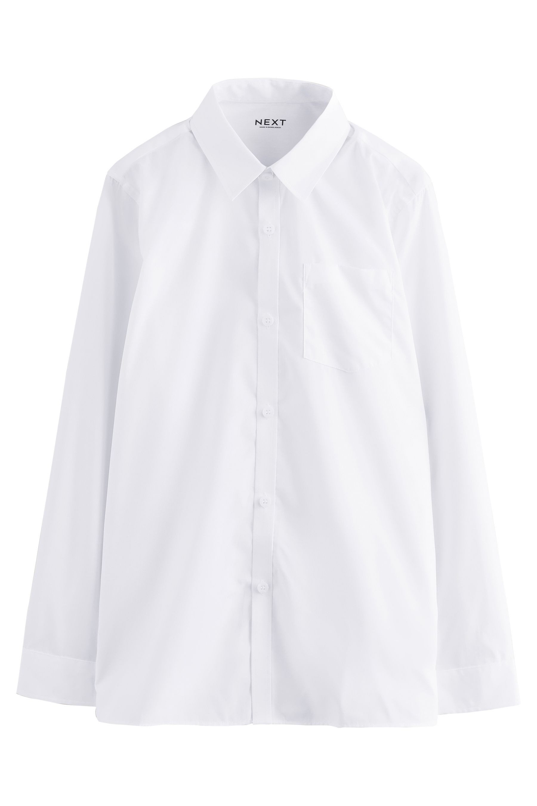 Next Langarmhemd Regular Fit Hemd mit extra langen Ärmeln (2-tlg)