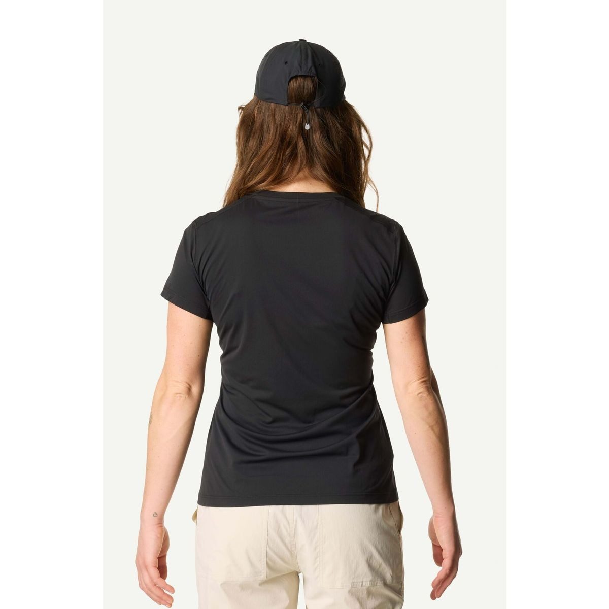 Houdini Kurzarmshirt W's Pace Air Message Tee Federleichtes, kühles und schnell trocknendes T-Shirt für Laufen