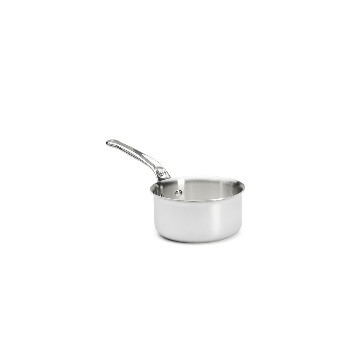 de Buyer Kasserolle Affinity, Stiel 14 cm / 1,2 L - Edelstahl-Mehrschichtmaterial