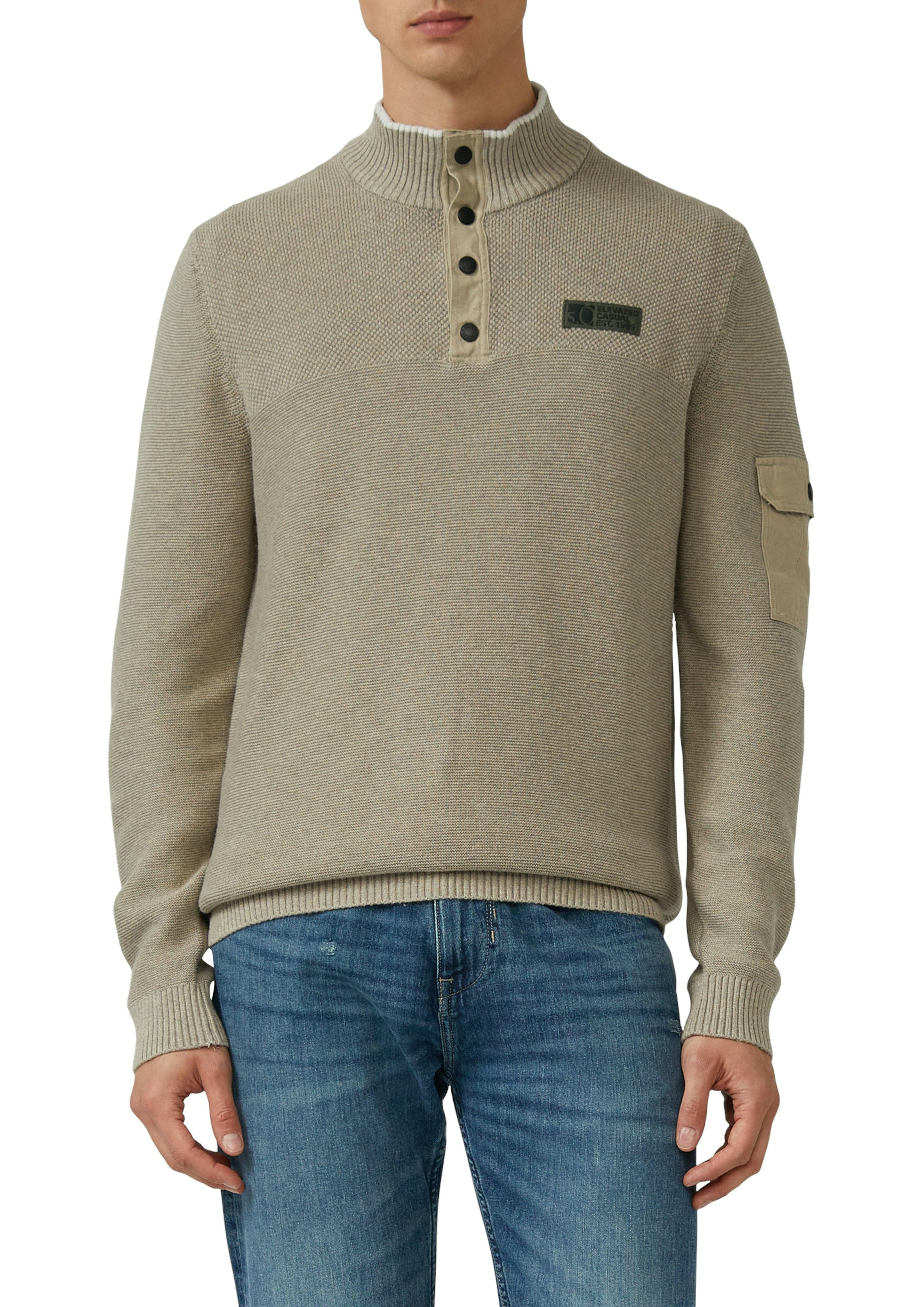 s.Oliver Strickpullover mit Logo Stickerei
