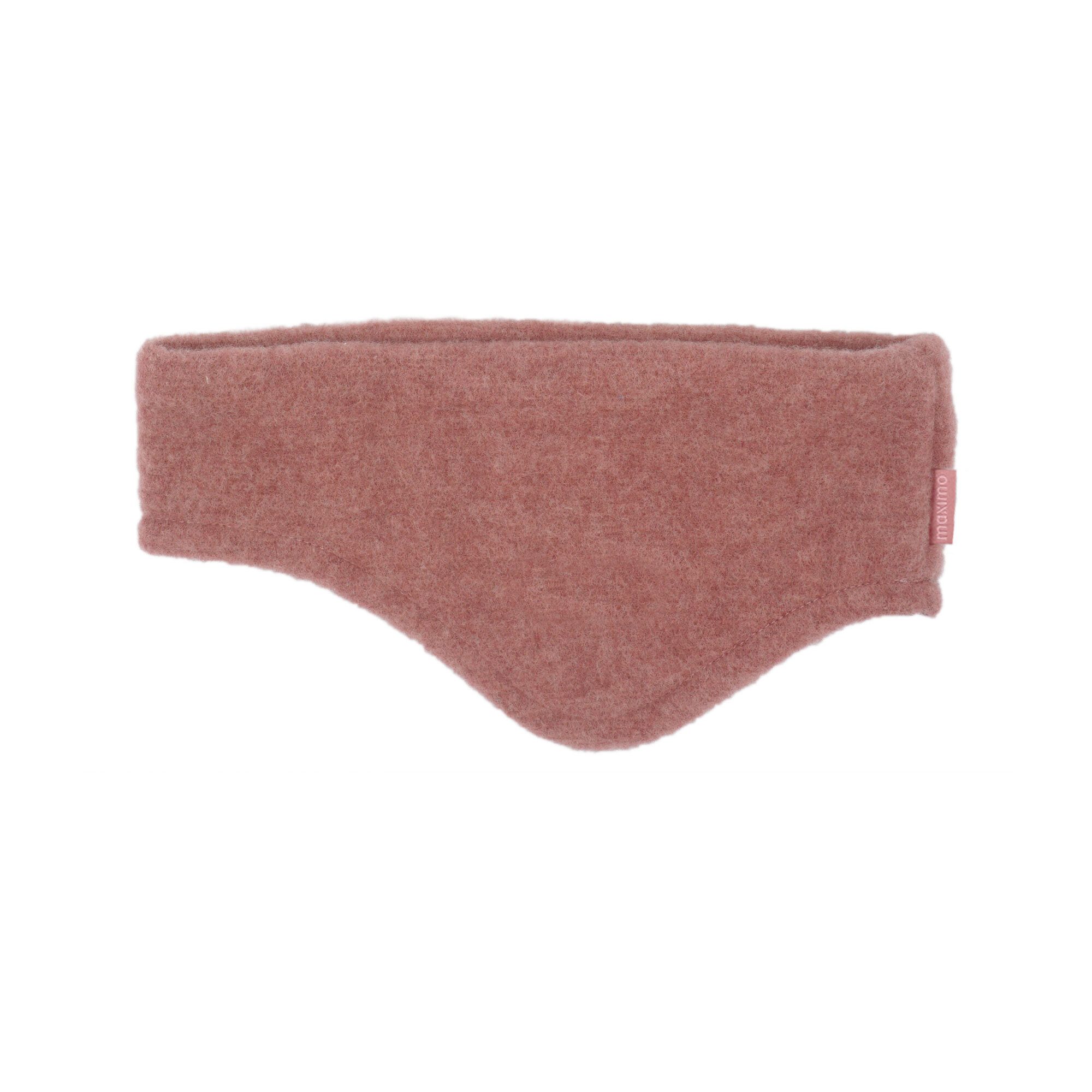 MAXIMO Stirnband GOTS MINI-Stirnband, ausgenäht Wollfleece, Jerseyfutter (1-St) Wollfleece