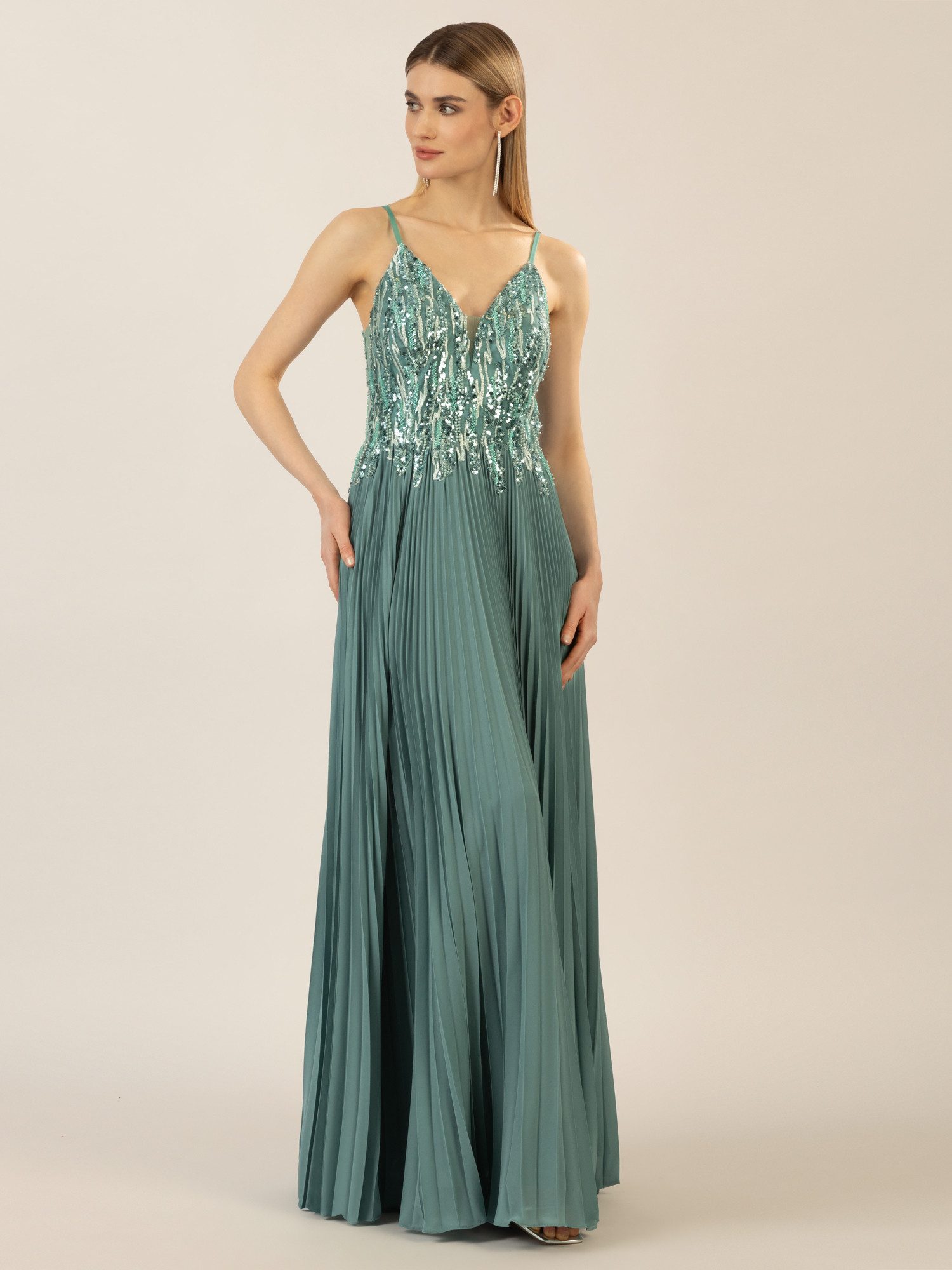 Apart Abendkleid mit Chiffon und aufwendiger günstig online kaufen