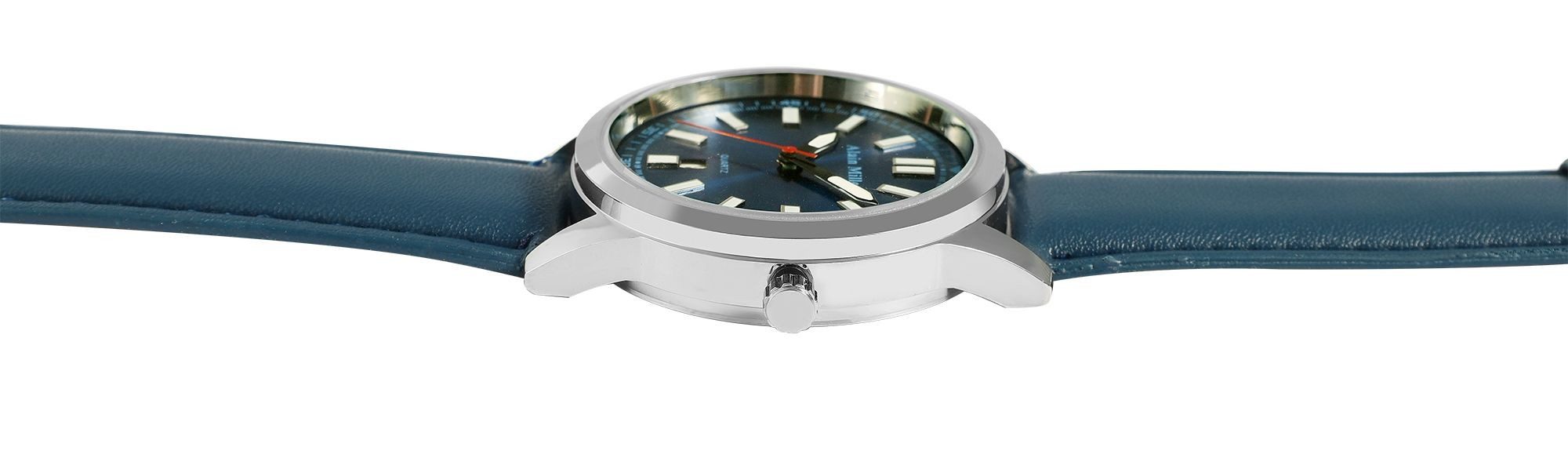 Alain Miller Quarzuhr Mineralglas