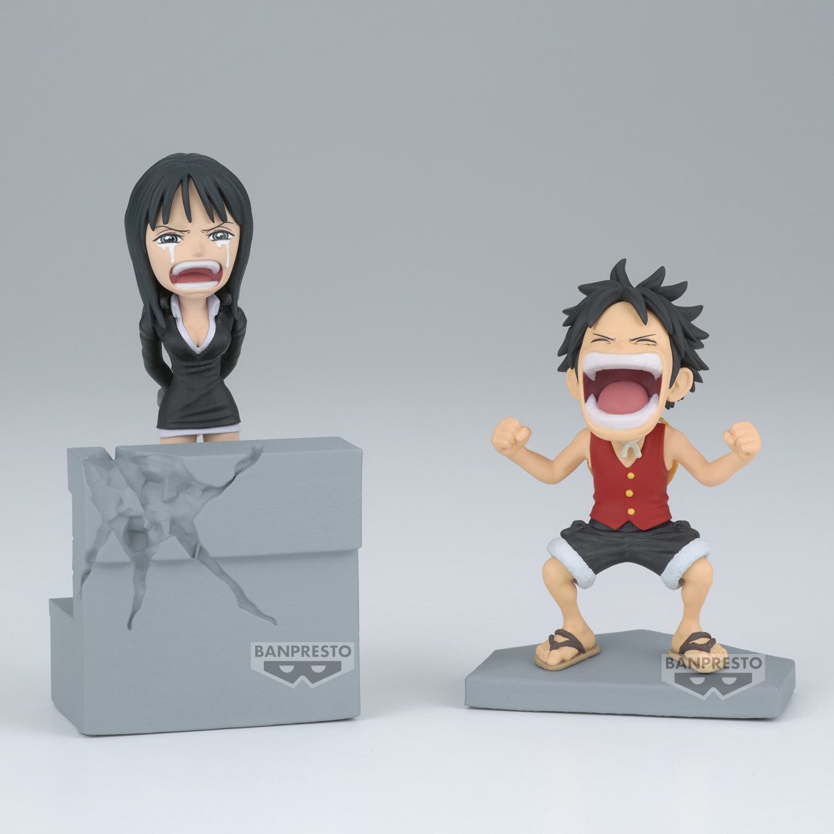 Banpresto Sammelfigur One Piece Log Stories Monkey D. Luffy and Nico Robin World Collectable