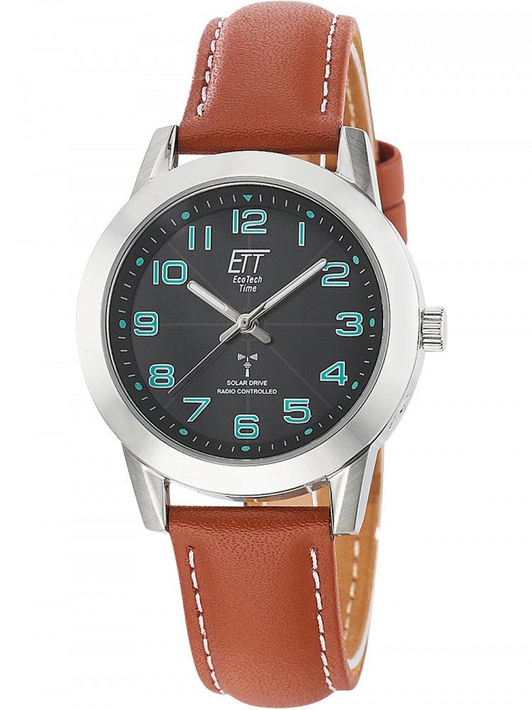 ETT EGS-11330-50L Solar Drive Funkuhr Basic Herrenuhr 39mm