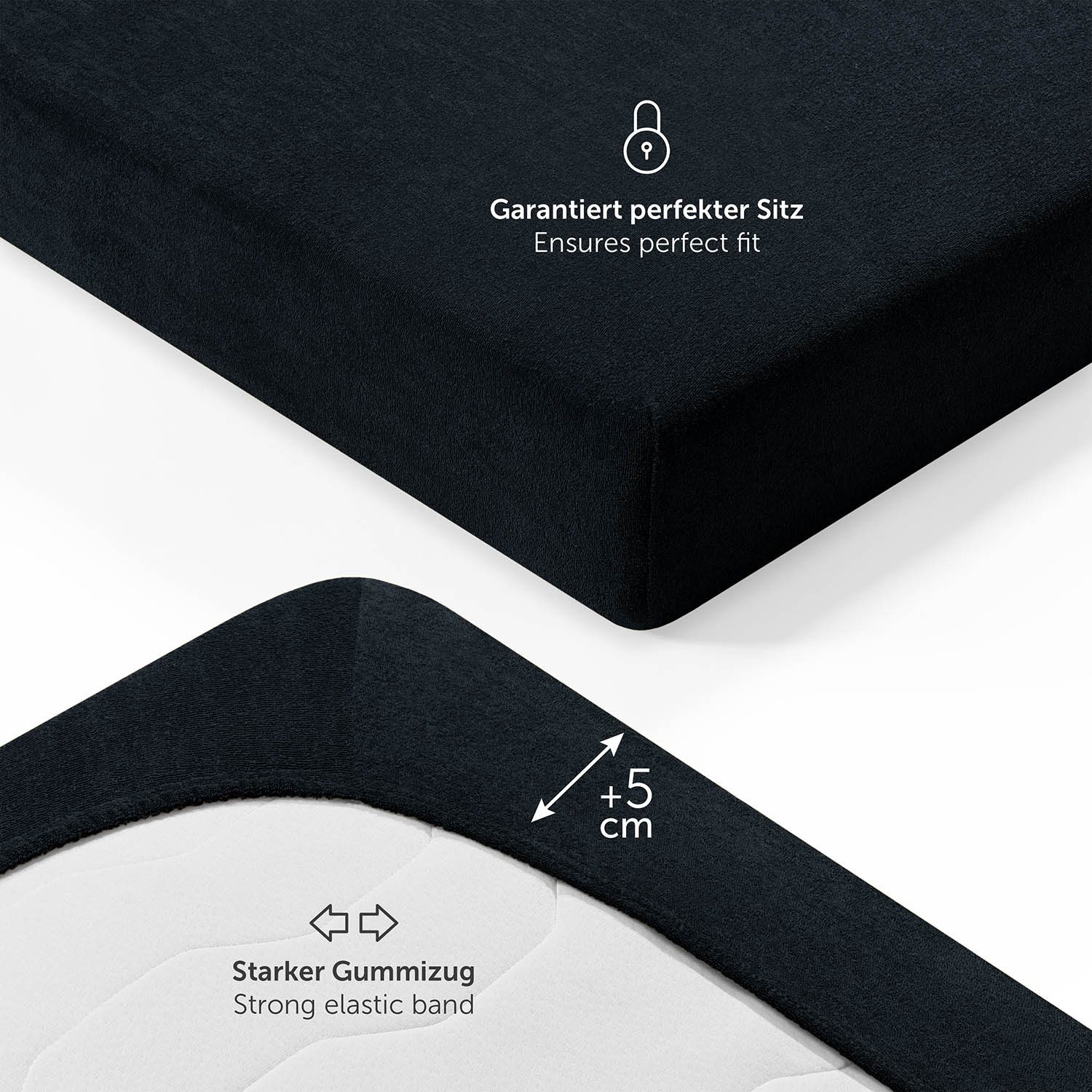 Blumtal Spannbettlaken Frottee Spannbettlaken Bettlaken, Frottee, günstig online kaufen