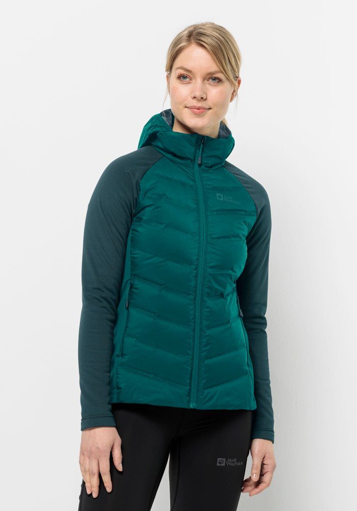 Jack Wolfskin HYBRID DOWN sea-green W TASMAN Daunenjacke