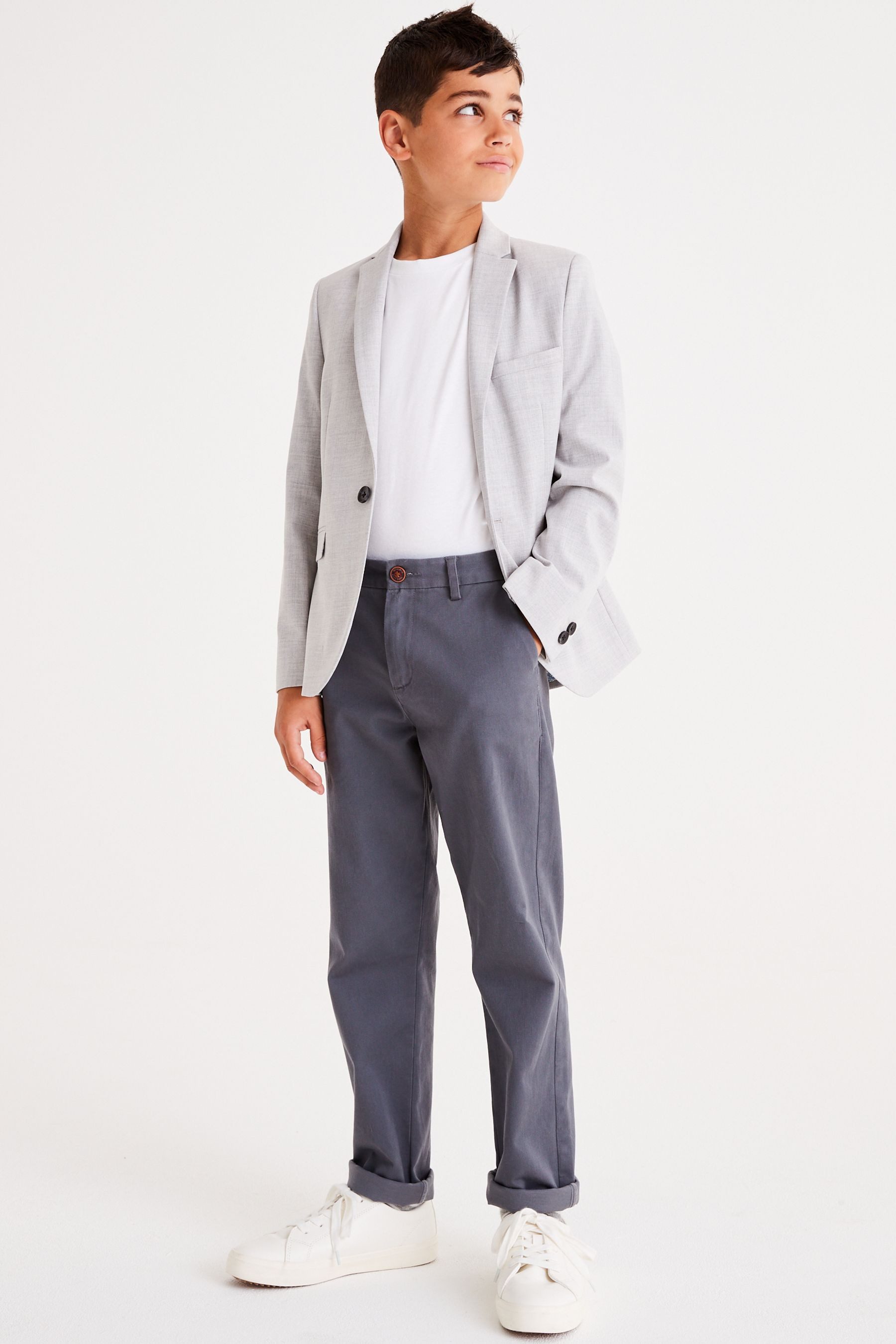 Next Chinohose Regular Fit Chinohose mit Stretch (1-tlg) – Bild 5 von 5