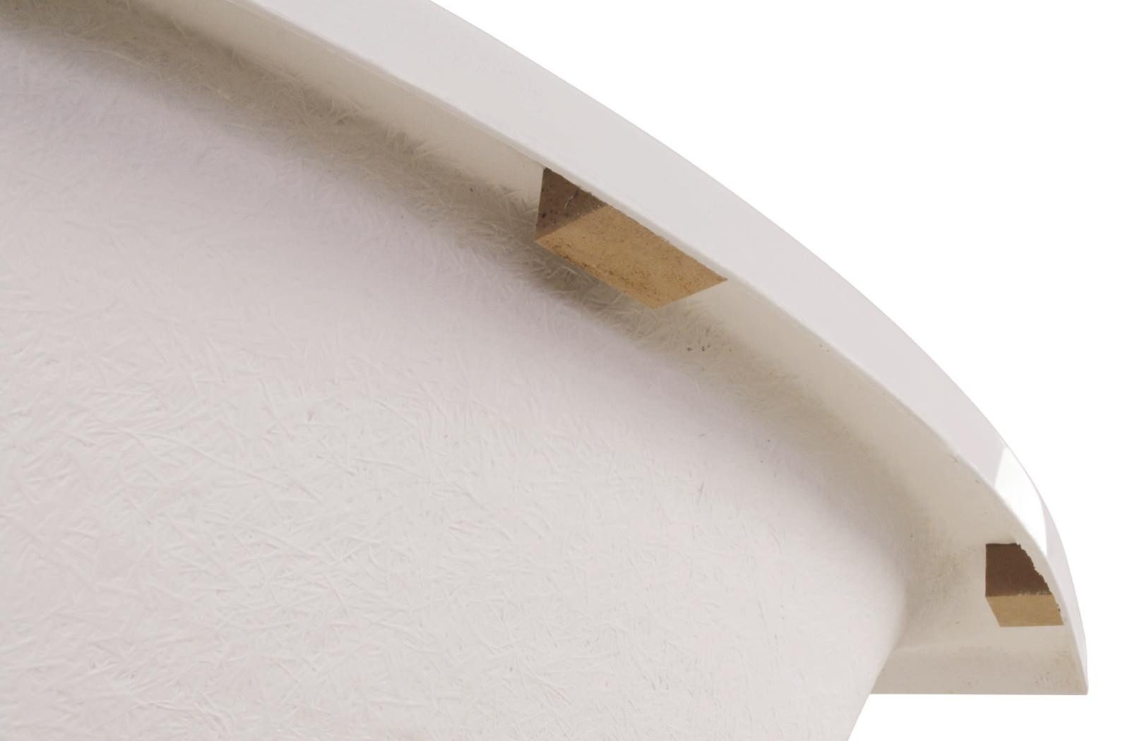 Calmwaters Eckwanne Original, Weiß, 140 x 140 cm, Acryl, Duowanne für Zwei, Sitzbadewanne, 02SL3013