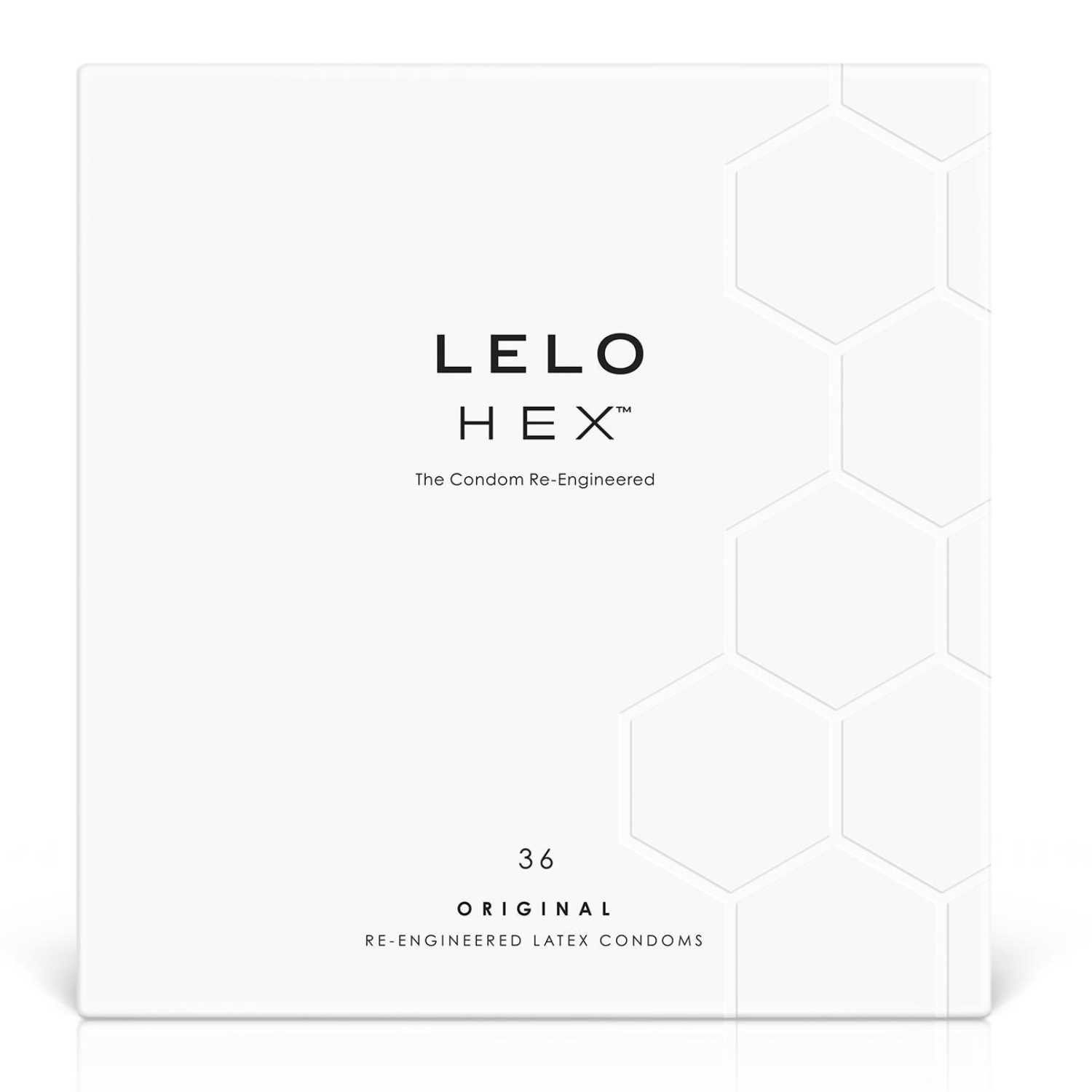 Lelo Einhand-Kondome Lelo HEX Kondome 36-er Pack, 36 St., Wabenstruktur