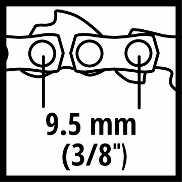 Einhell Ersatzkette 35 cm 1,3 52T 3/8, für Benzin-Kettensägen GH-PC 1535 TC, GC-PC 1535 I TC, BPC 1235, BBKS 1235, GMSE 1535, N-PC 1535 TC und Einhell Elektro-Kettensägen BPC 1235, BBKS 1235, GMSE 1535, N-PC 1535 TC, 35 cm Länge, 3/8"