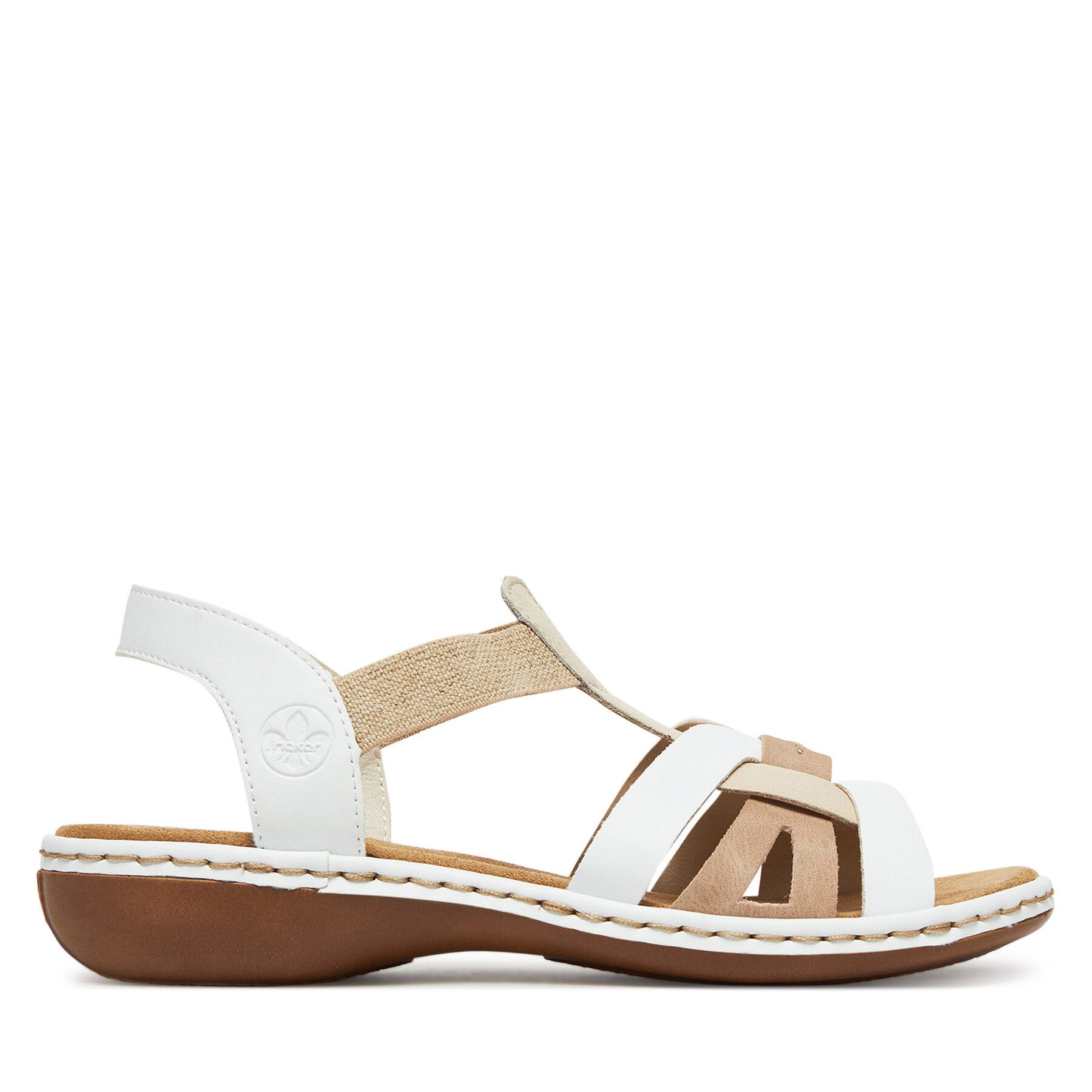 Rieker Rieker Damen-Sandalen Weiß 65918-81 Sandale