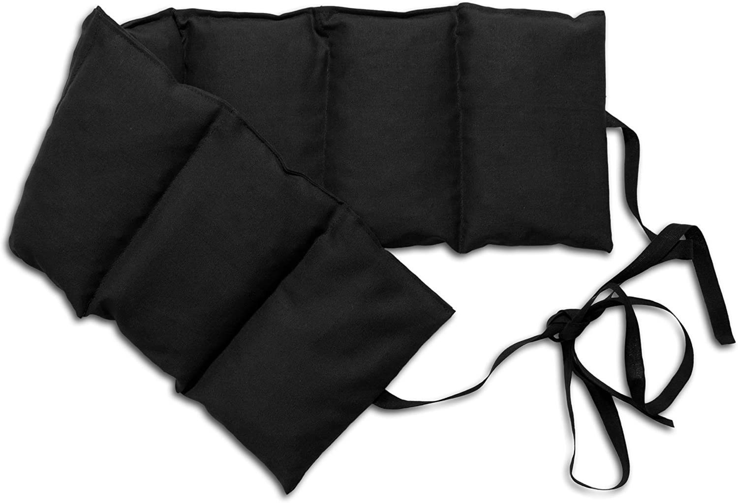 Giraffenland Wärmekissen Bio-Dinkelkissen 7-Kammer mit Band 65x15cm – Wärmekissen - Bio Dinkel, Wärmekissen>Mikrowelle/Backofen, Kältekissen>Kühlschrank/Gefriertruhe