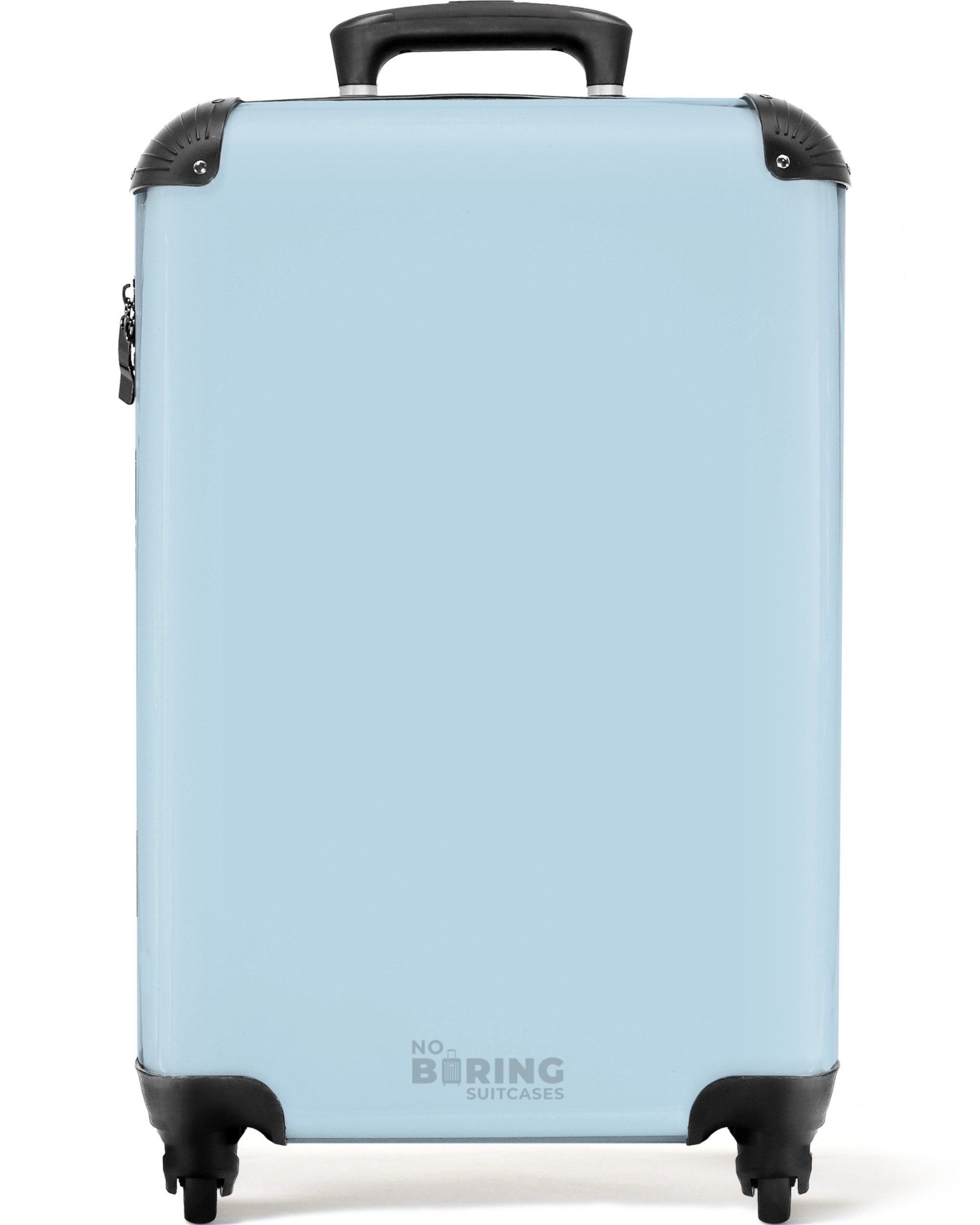 NoBoringSuitcases.com© Hartschalen-Trolley Pastellblau 55x35x20cm, 4 Rollen günstig online kaufen