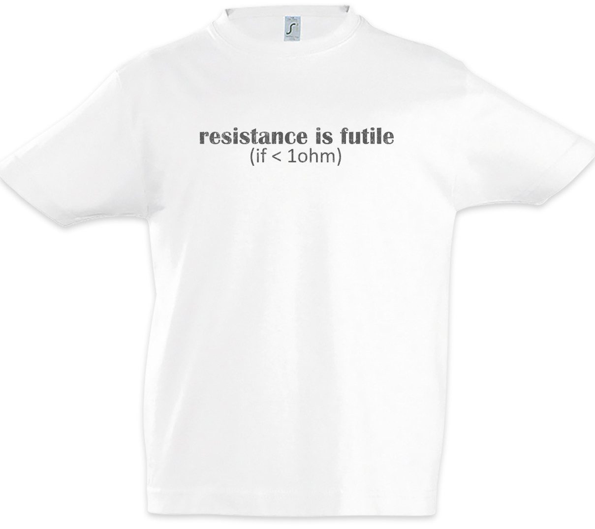 Print-Shirt SQL Resistance Kinder T-Shirt Elektriker Elektronier Informatiker