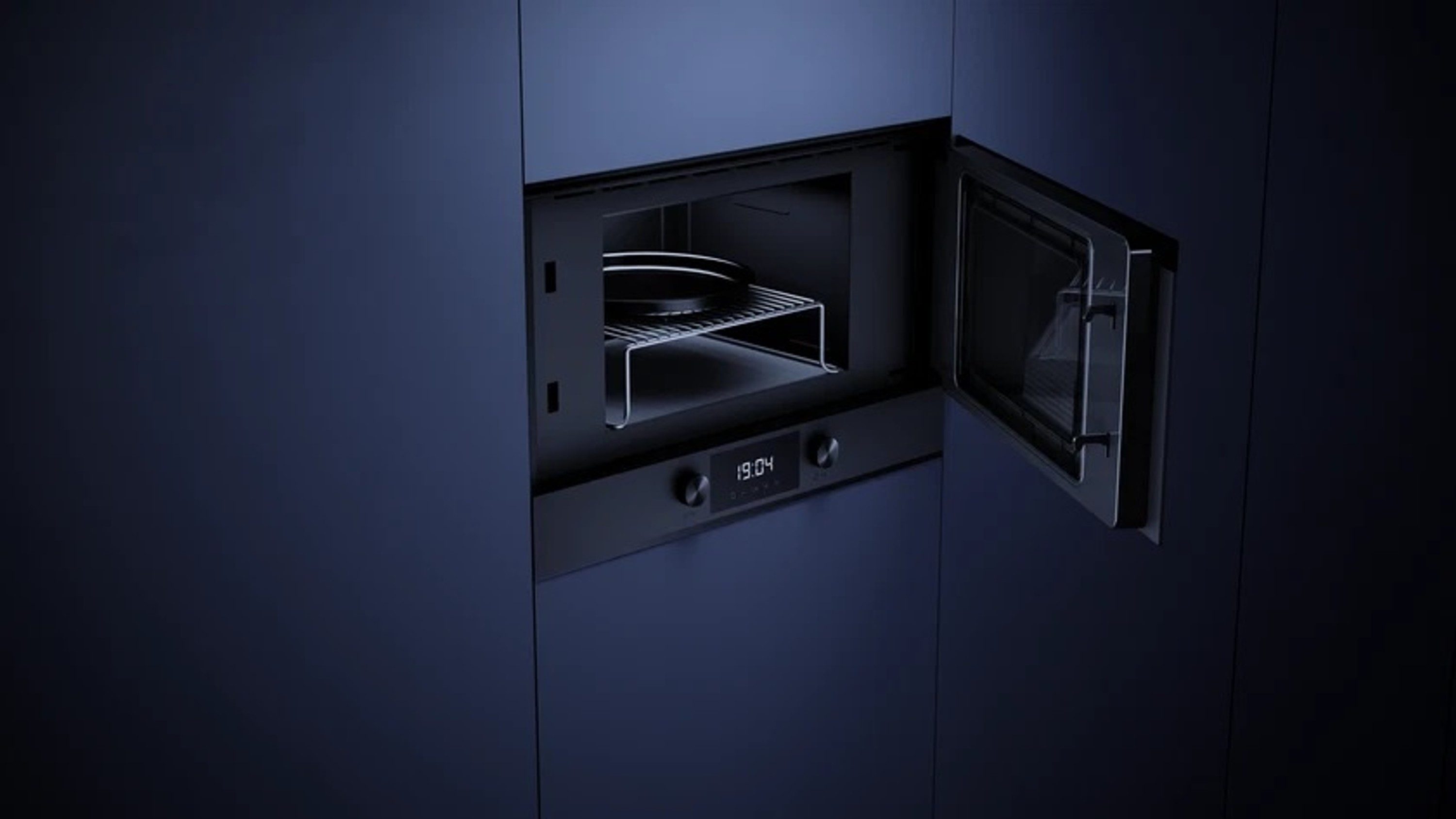 Küppersbusch Mikrowelle MR6330.0KSM, Mikrowelle mit Grill, 22 l, Grill Funktion, 14 Automatikprogramme, Standby-Modus