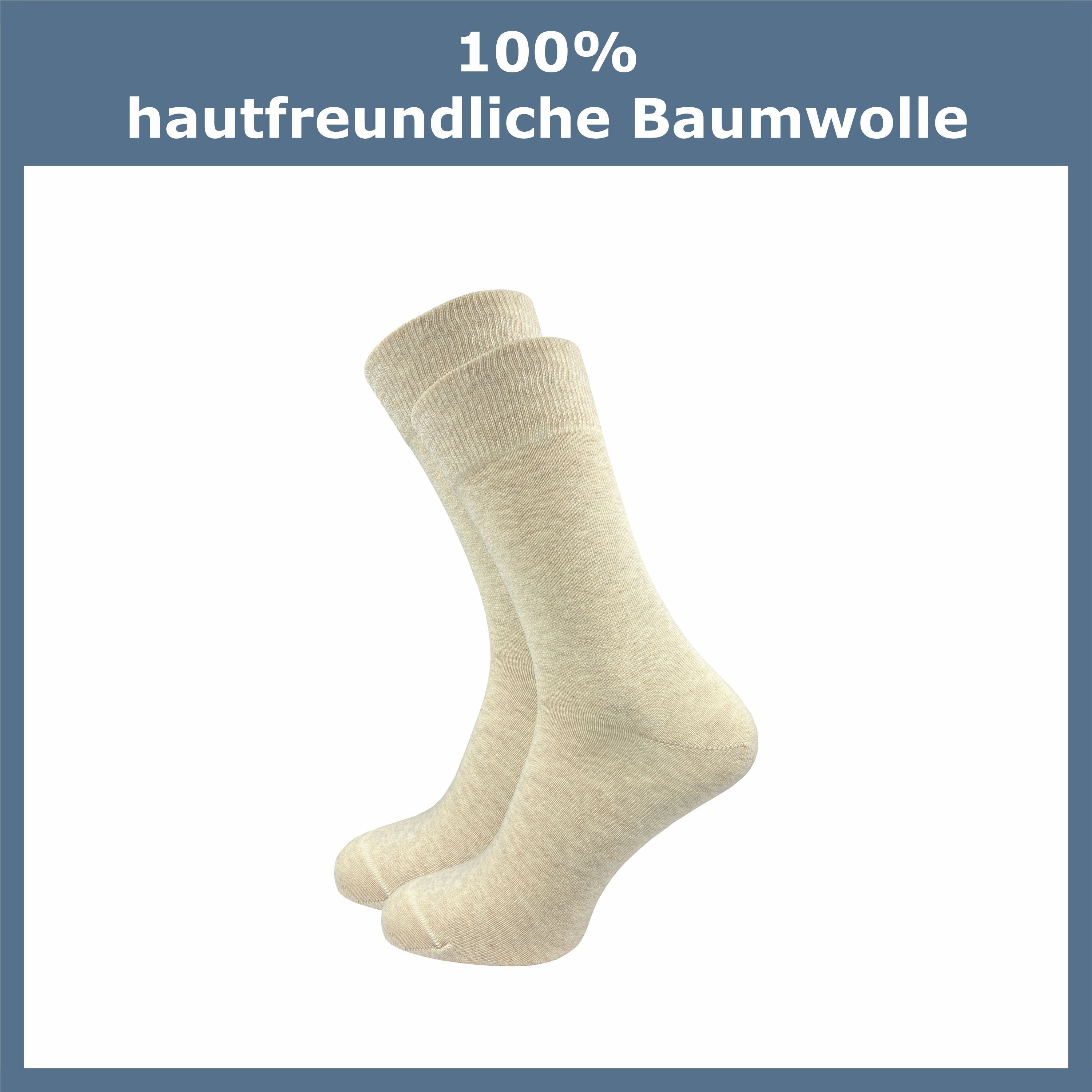 GAWILO Socken für Herren aus 100% Baumwolle - Ohne drückende Naht - mit Kom günstig online kaufen