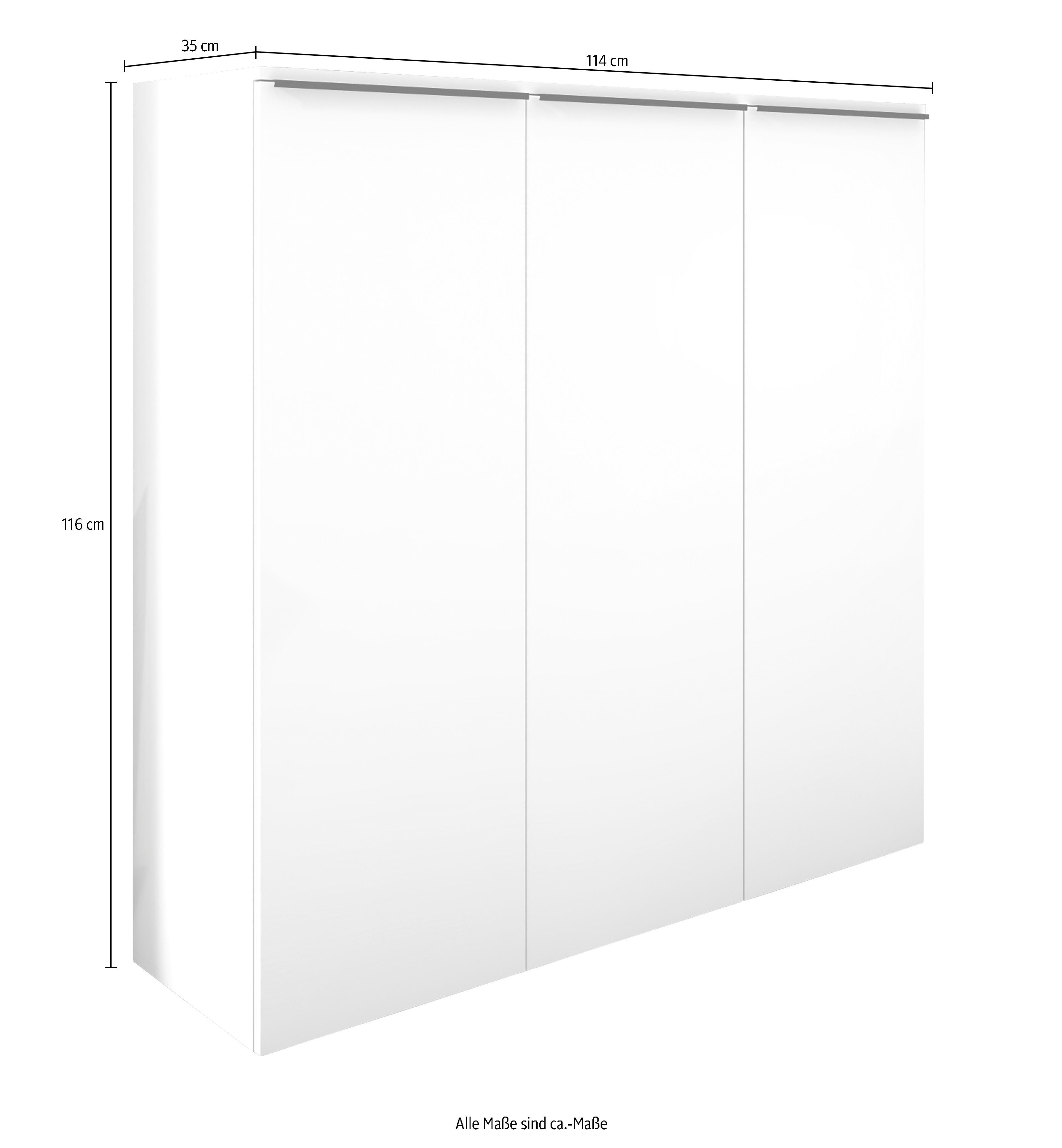 borchardt Möbel Aktenschrank Tom Breite 114 cm, Mehrzweckschrank – Bild 4 von 5