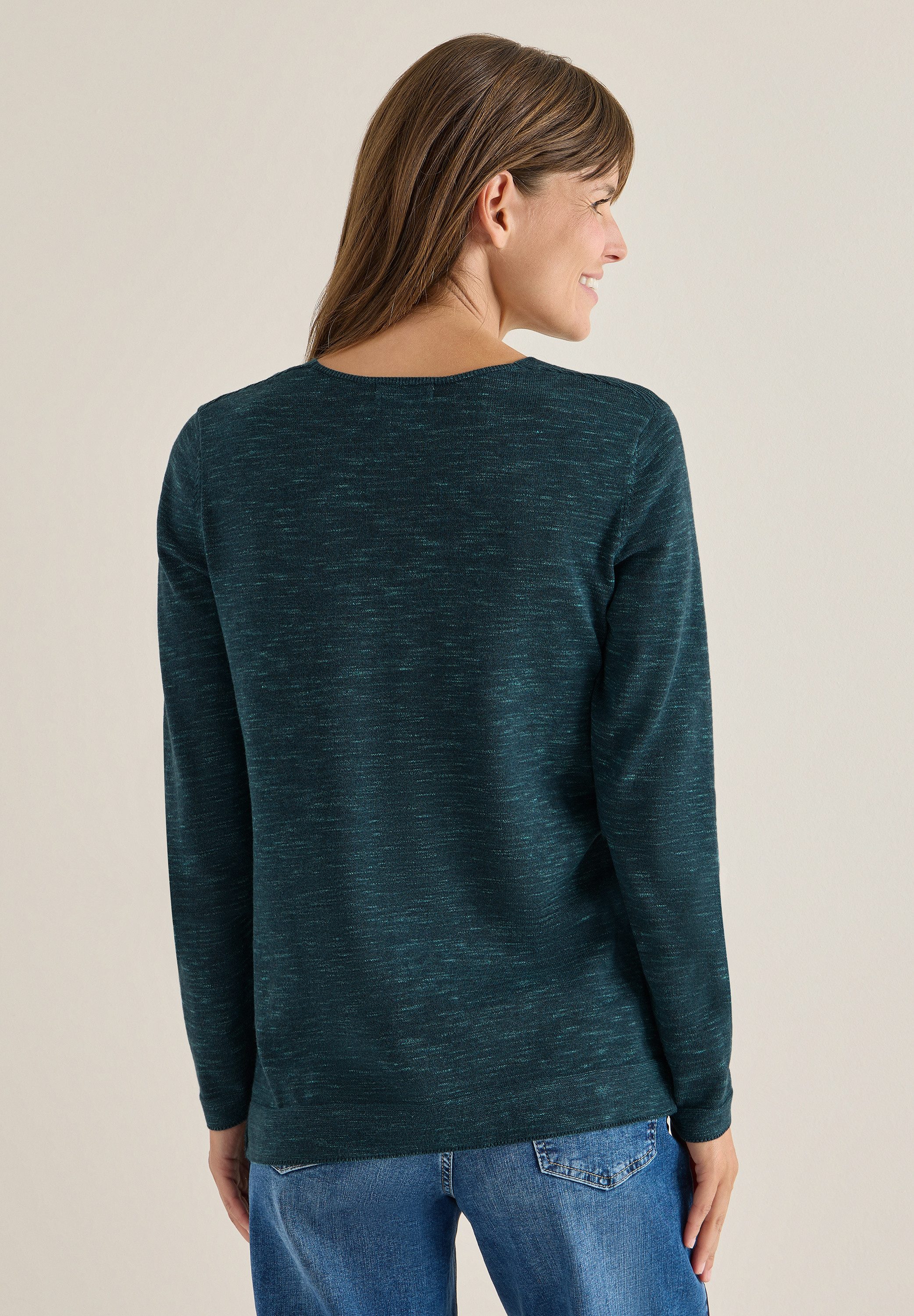 CECIL Strickpullover im Melange Look günstig online kaufen