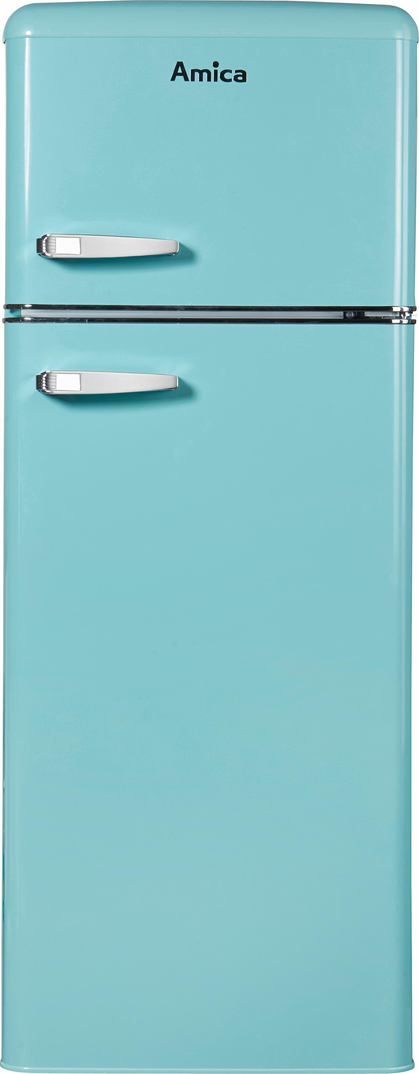 Amica Kühl-/Gefrierkombination KGC1563 T, 144 cm hoch, 55 cm breit