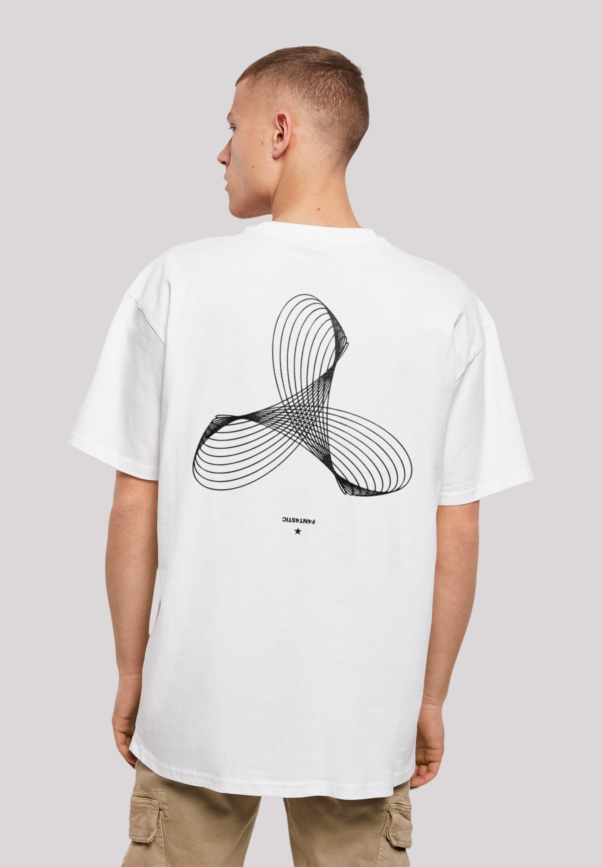 F4NT4STIC Geometrics T-Shirt Print weiß