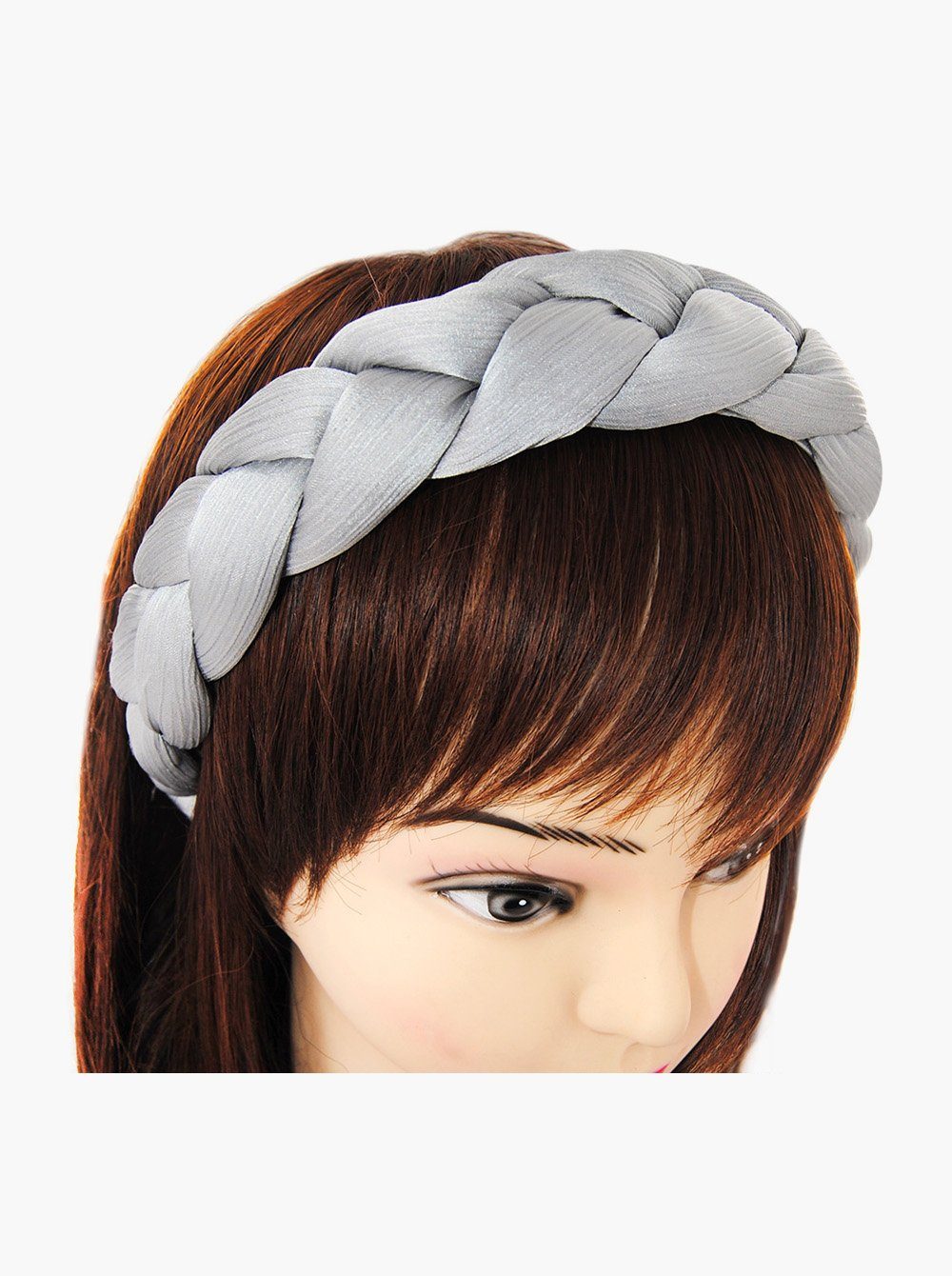 axy Haarreif Stoff Geflochtener Haarreif, Candy Colours wunderschön Vintage Damen Haareifen Haarband