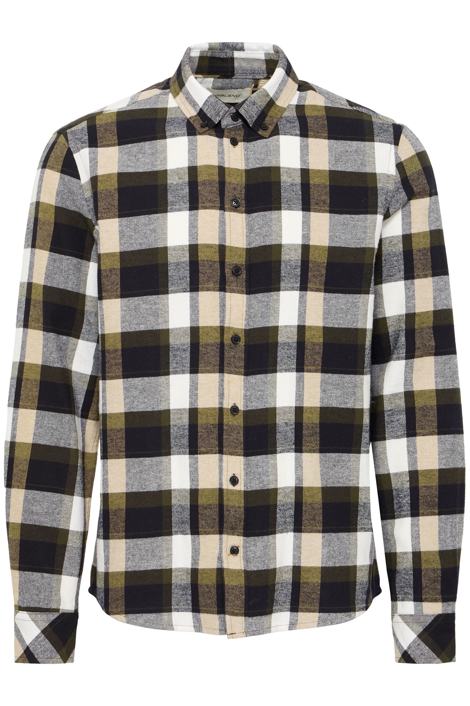 Blend Langarmhemd BHShirt Lässiges kariertes Langarmhemd günstig online kaufen