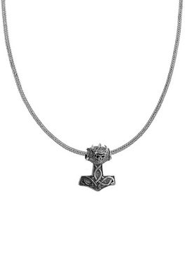 Kuzzoi Kette mit Anhänger Herren Thor´s Hammer Keltischer Knoten 925 Silber