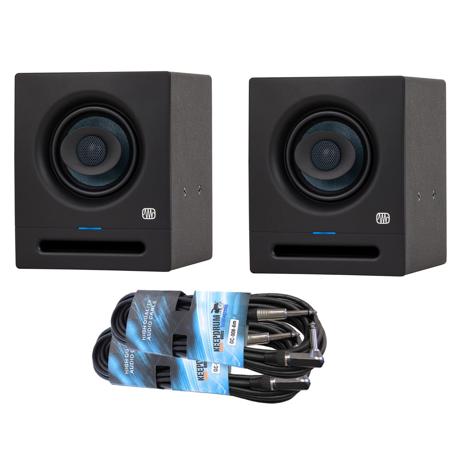 Presonus Studio-Monitor Eris Pro 4 1 Paar mit 2x Kabel Lautsprecher