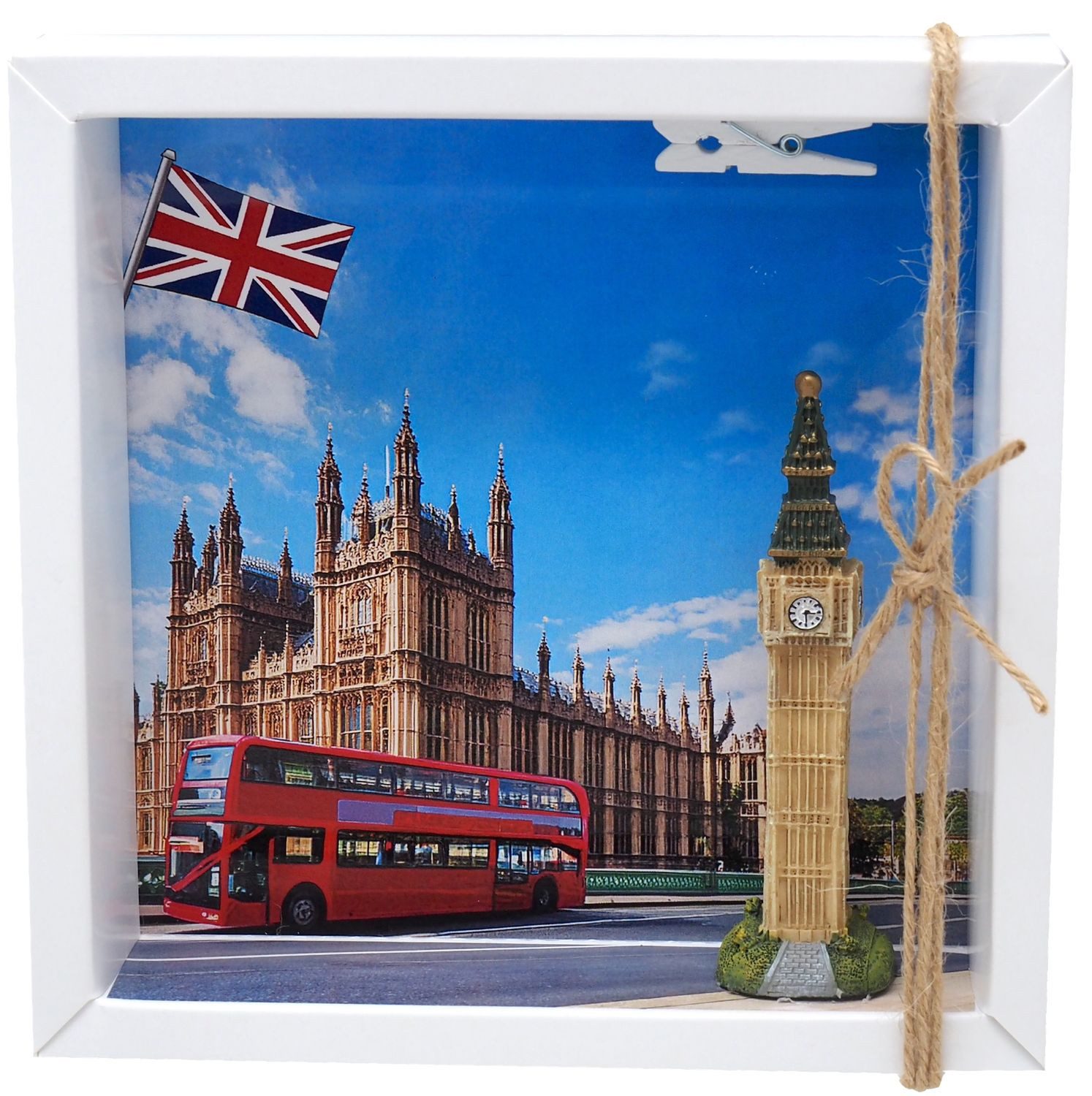 ZauberDeko Geschenkbox Geldgeschenk Verpackung Urlaub London England Reise Geburtstag