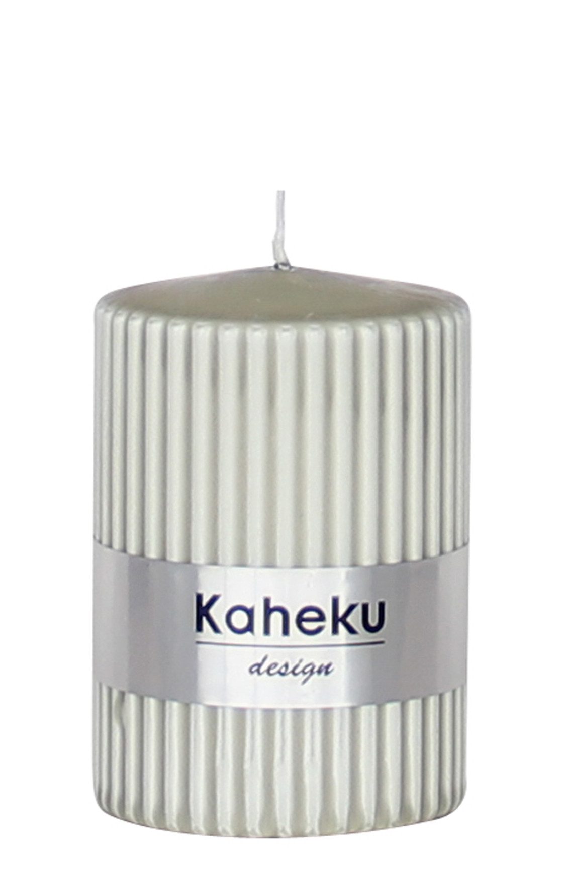 Kaheku Stumpenkerze Kaheku Rillenkerze, Powder Salbei, Ø 7 cm, 1173001478