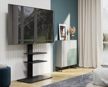 FITUEYES TV-Standfuß, (bis 65,00 Zoll, Quadratrohrdesign)