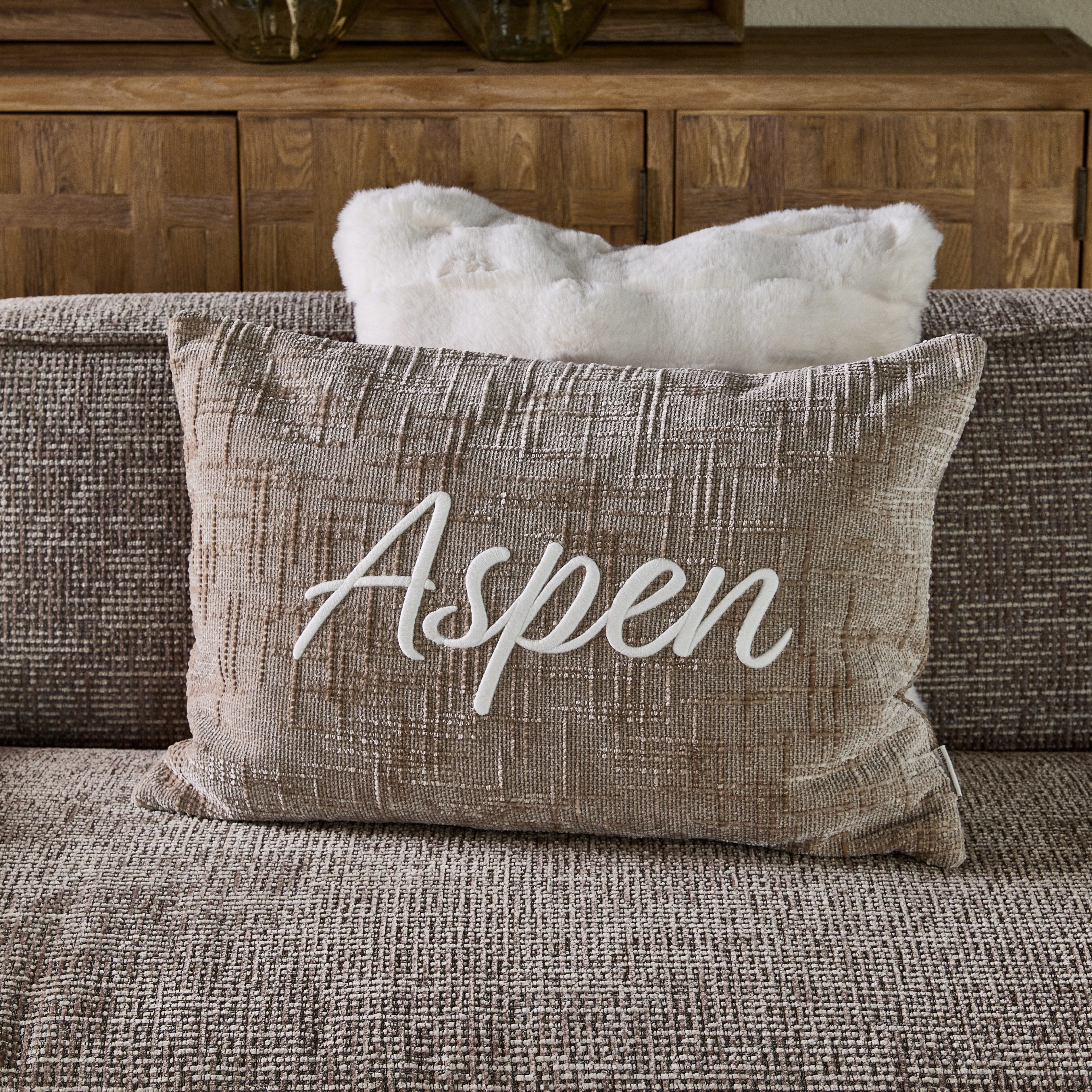 Rivièra Maison Dekokissen Rivièra Maison Aspen Pillow Cover 65x45, Kissenbezug