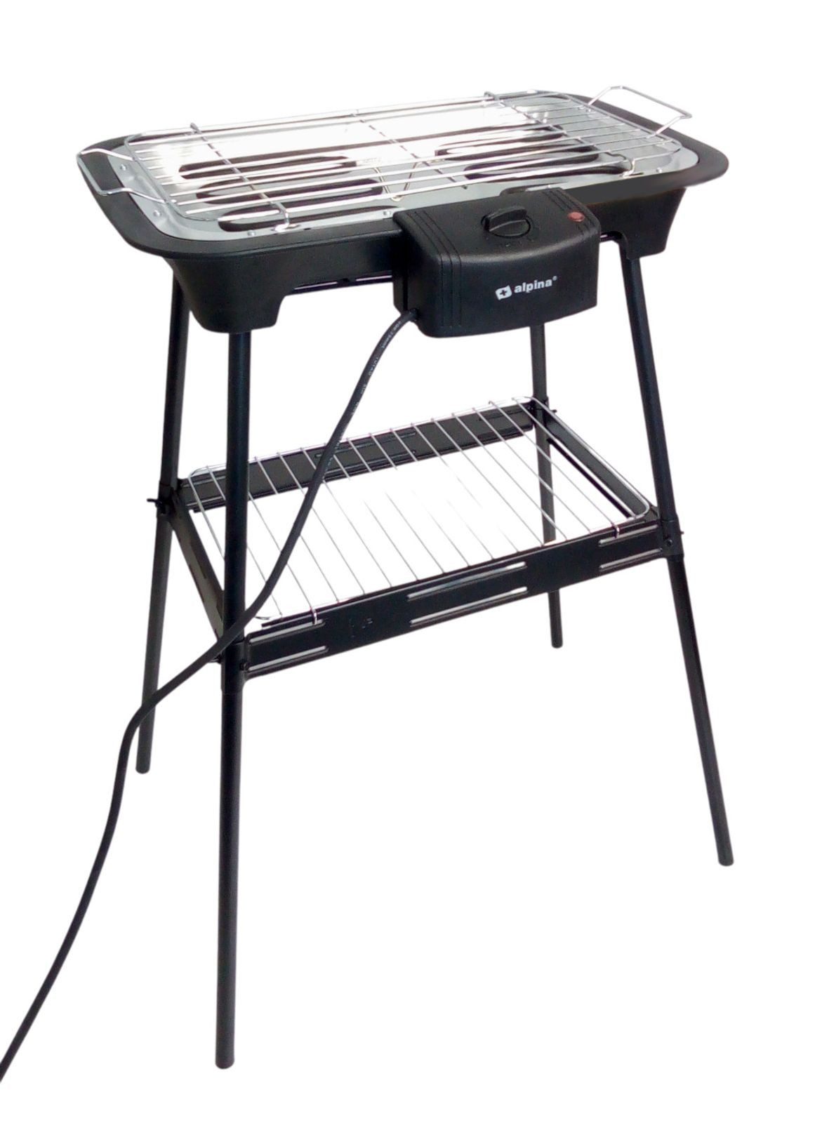 BURI Grillkamin Alpina Standgrill Tischgrill Elektrogrill Partygrill Barbecue Camping