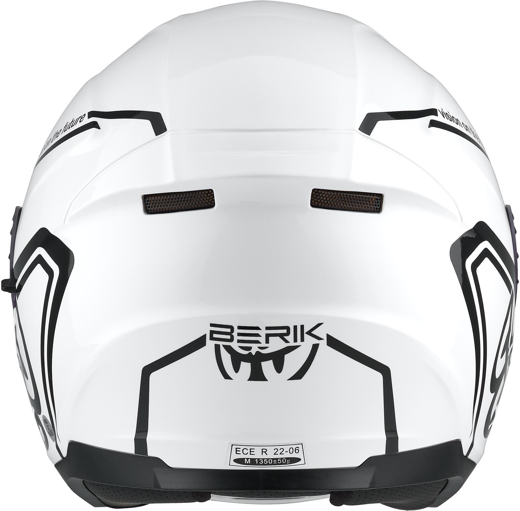 Berik Motorradhelm OF669 Balika Jethelm, Vorbereitet Für Kommunikationssystem,herausnehmbares Innenfutter