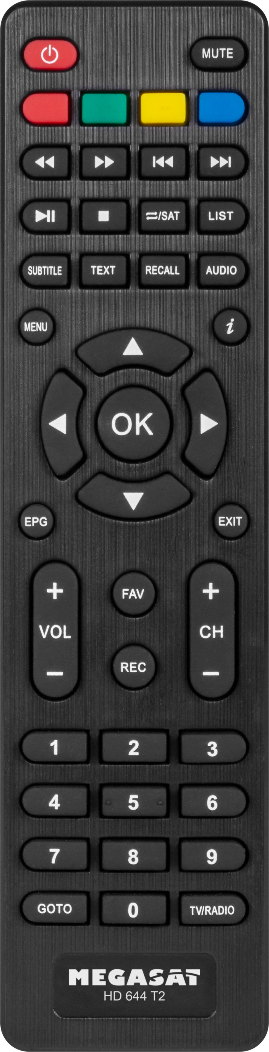 Megasat HD 644 T2 DVB-T2 HD Receiver (DVB-T2 HD free to Air)