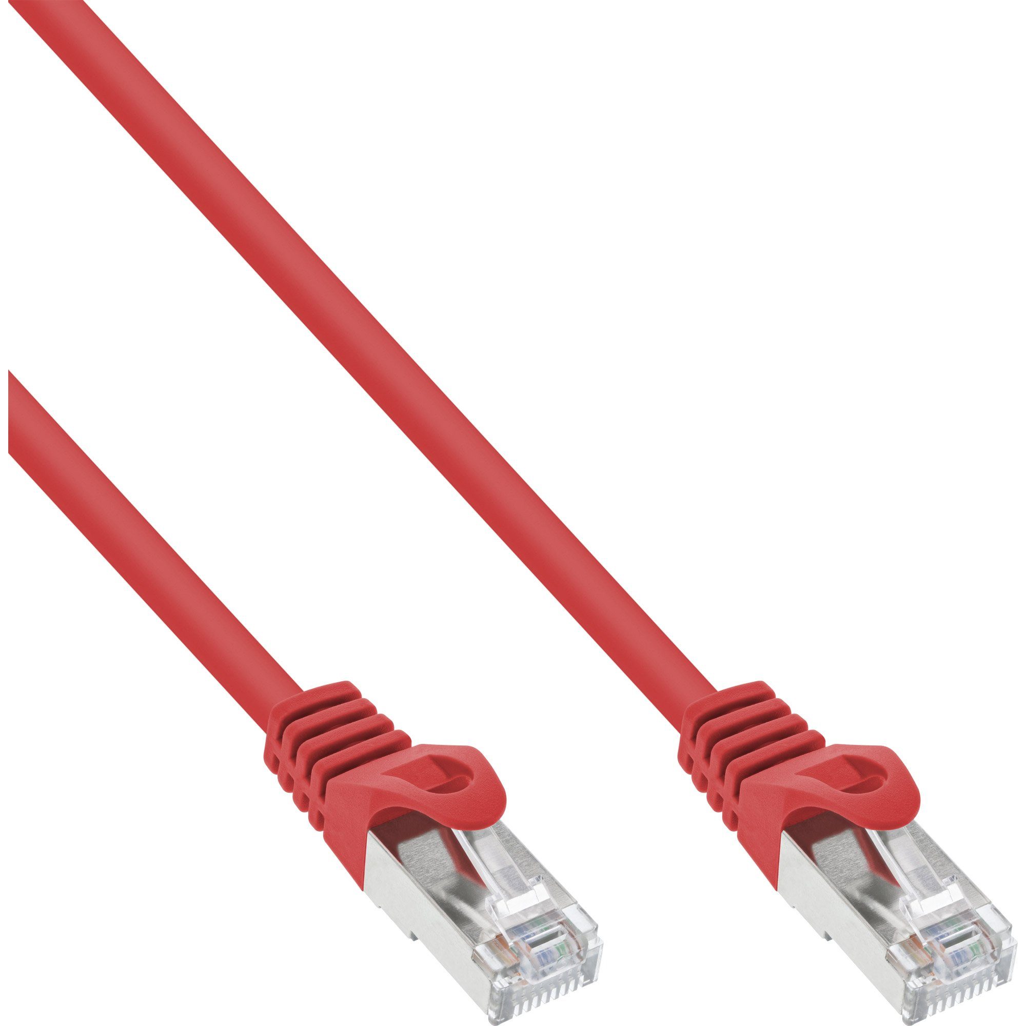 InLine® Patchkabel, SF/UTP, Cat.5e, rot, 1,5m LAN-Kabel