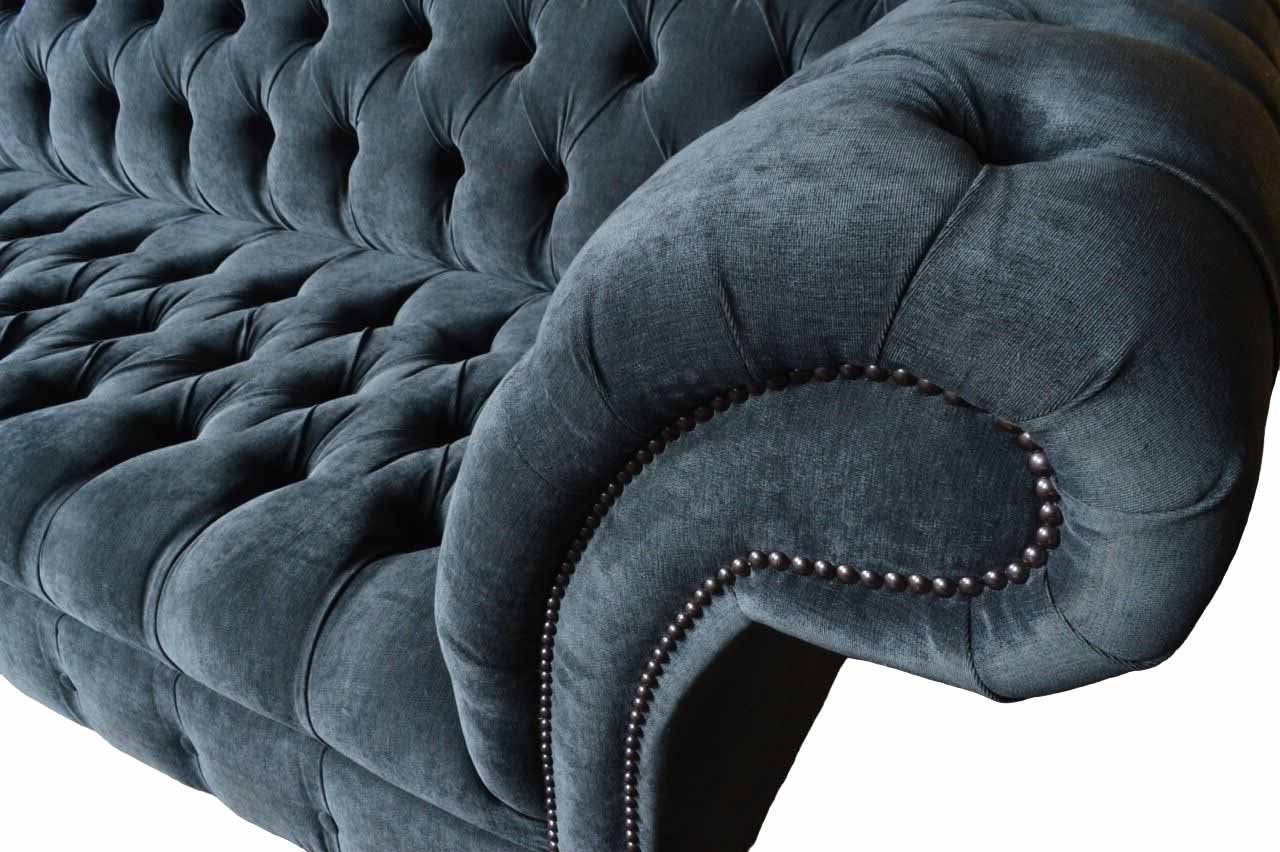 Textil JVmoebel Couch Chesterfield Sitzer Sofa Klassisch Chesterfield-Sofa, Wohnzimmer 4
