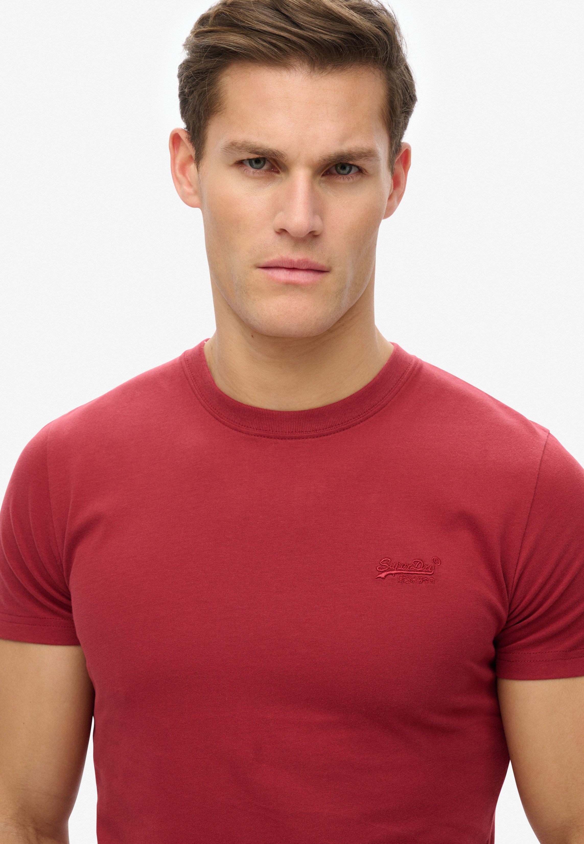 Superdry Rundhalsshirt ESSENTIAL LOGO EMB TEE günstig online kaufen