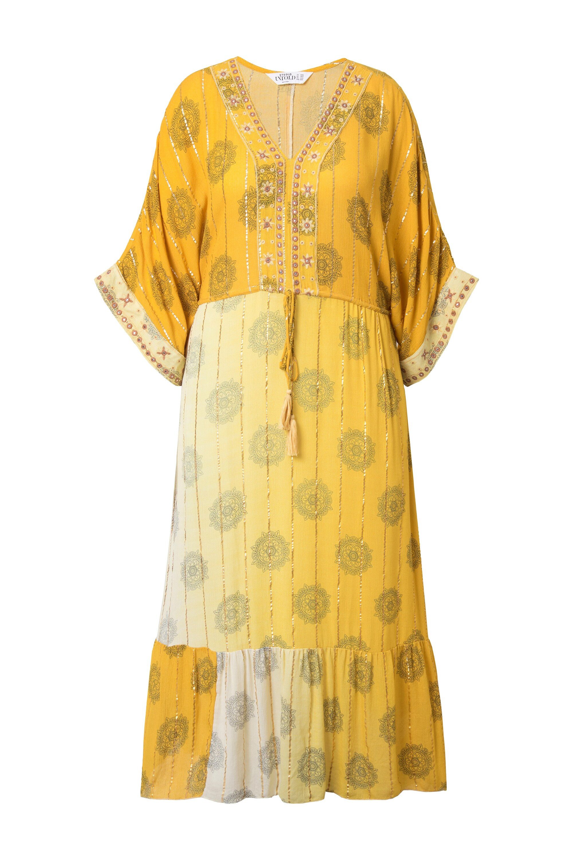 Studio Untold Maxikleid Maxikleid A-Linie Kimono-Style günstig online kaufen