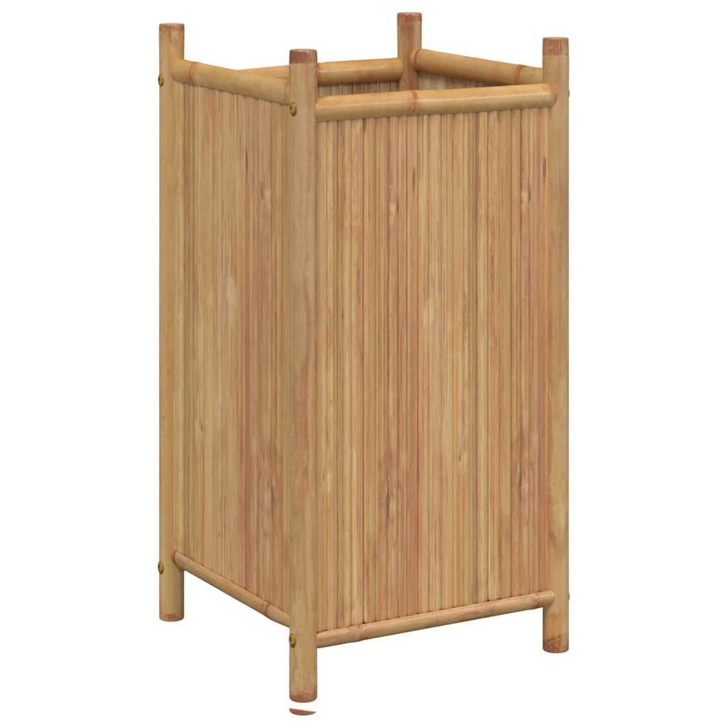 vidaXL Blumentopf Pflanzkübel 40x40x80 cm Bambus (1 St)