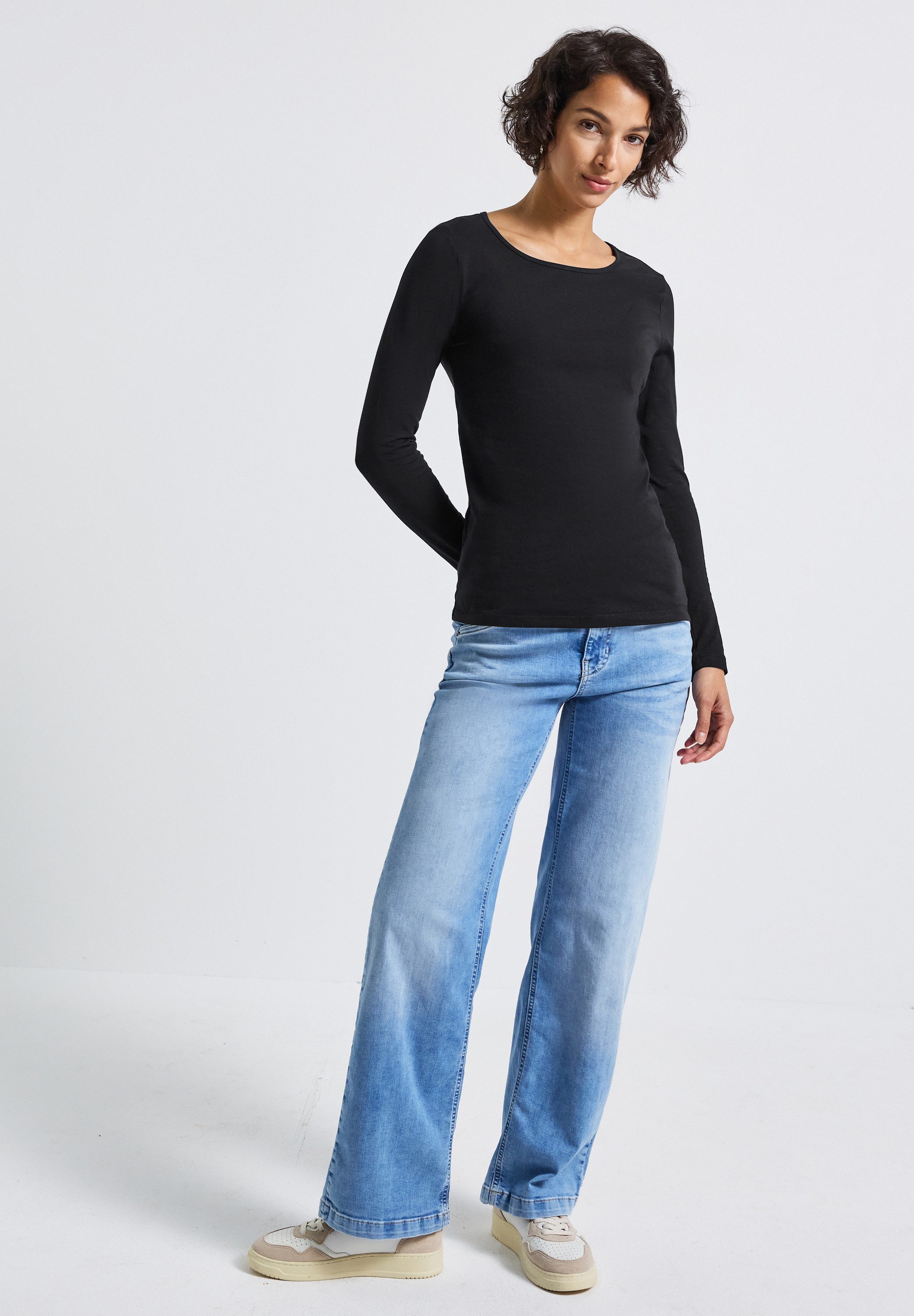 STREET ONE Langarmshirt Basic